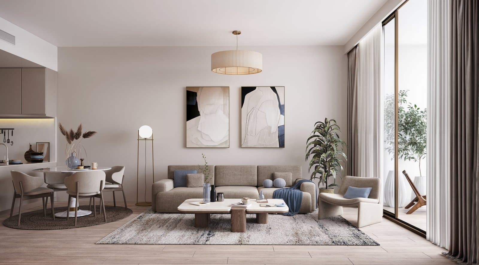 11 Hills Park — Living room