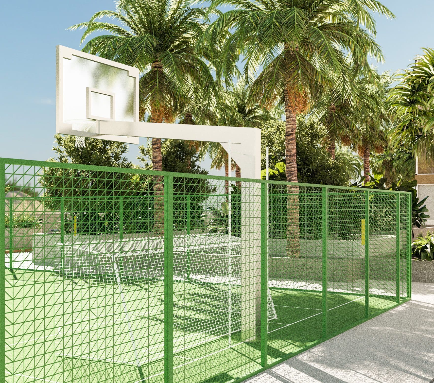 11 Hills Park — Sports court