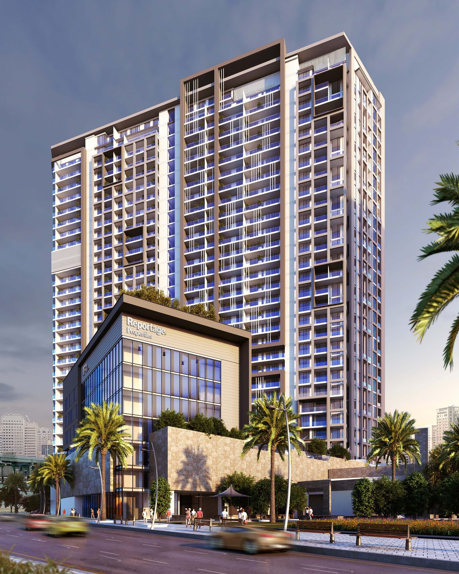 Al Maryah Vista 2 — Exterior approach