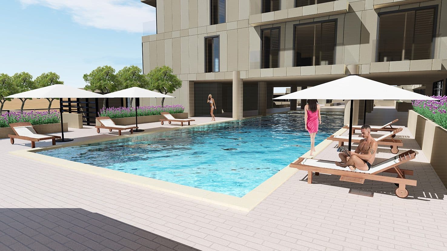 Al Raha Lofts Two — Pool
