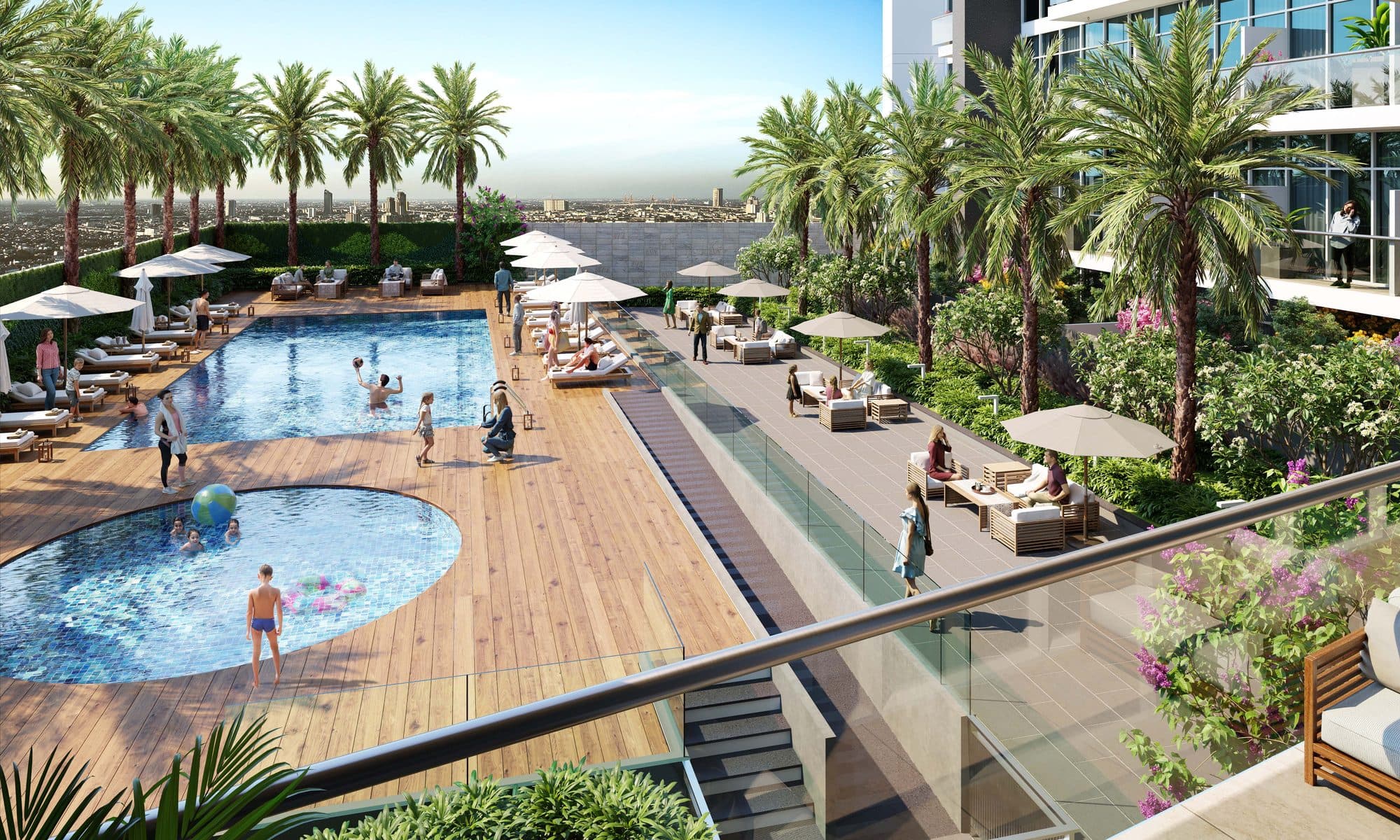 Alexis Tower — Pool deck