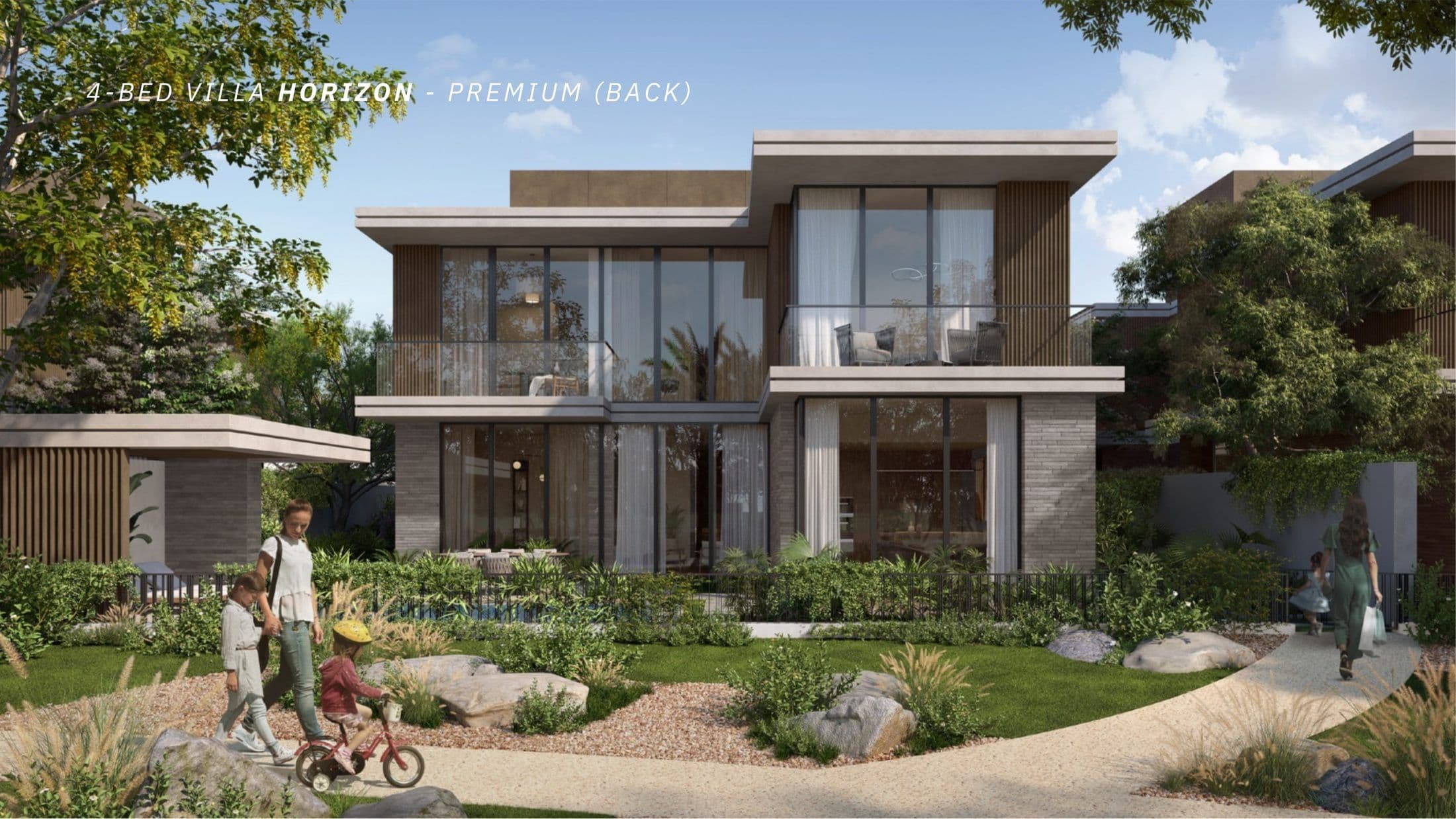 Athlon Premium Villas — Villa horizon back
