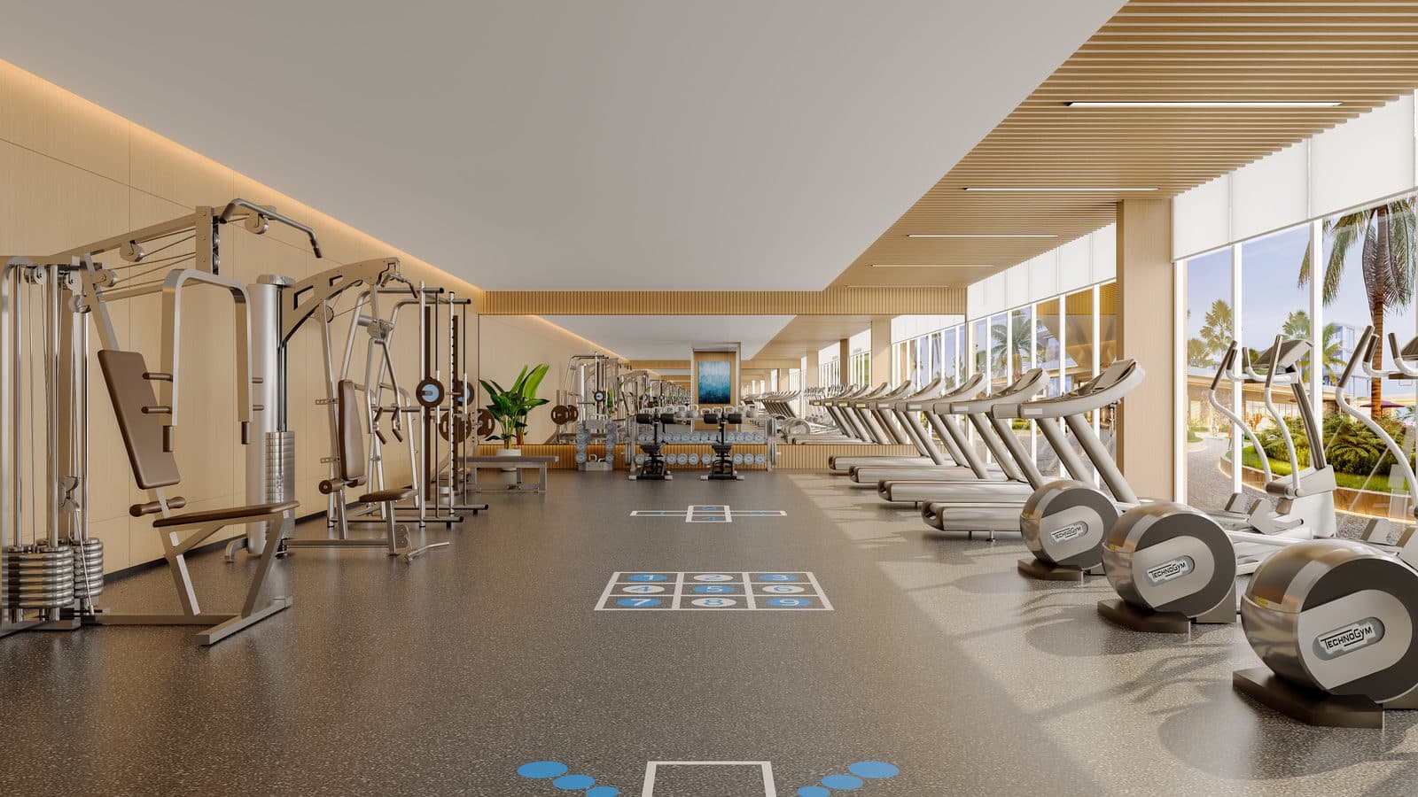 AYANA Heights Seaview Residences — Fitness center