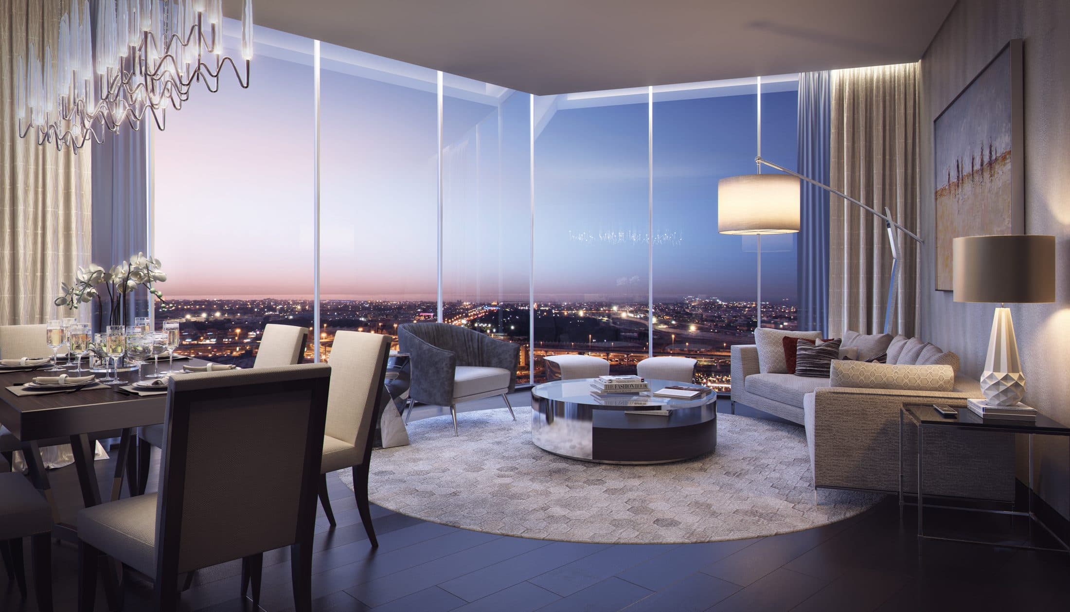 AYKON City — Tower C (Luxury Residences) — Living room