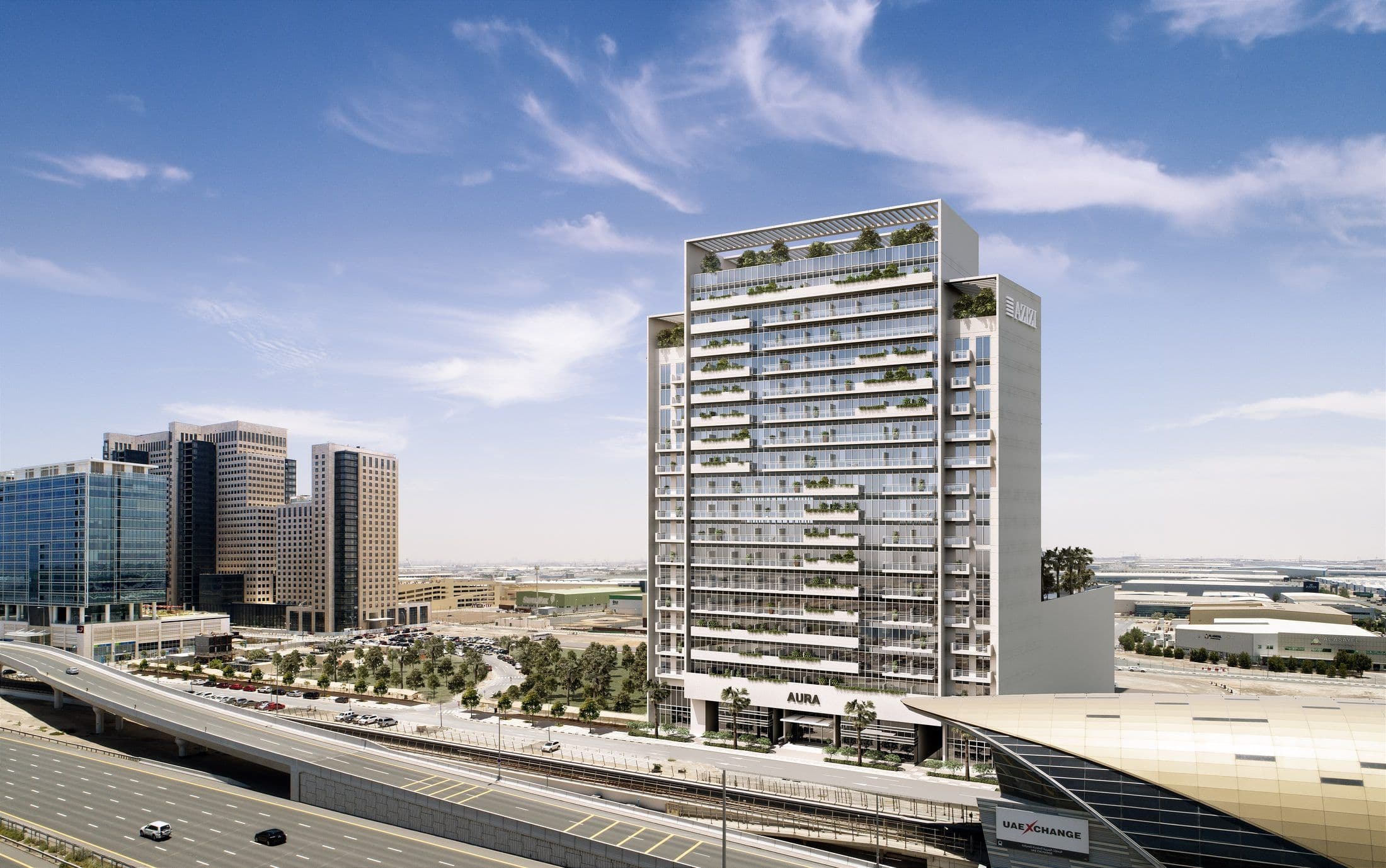 Azizi Aura — Exterior facade