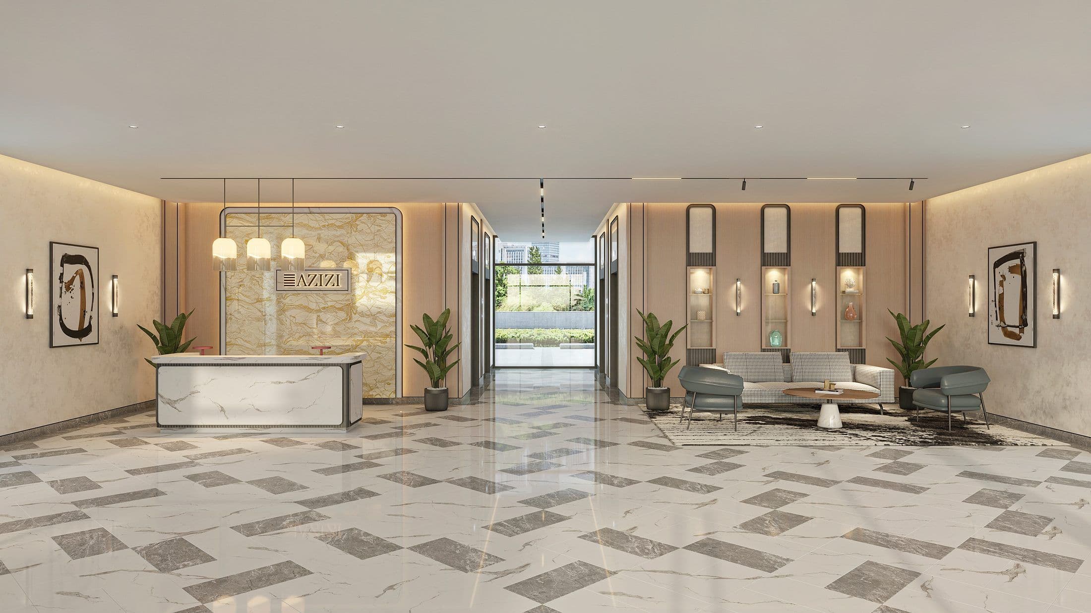 Azizi Grand — Lobby