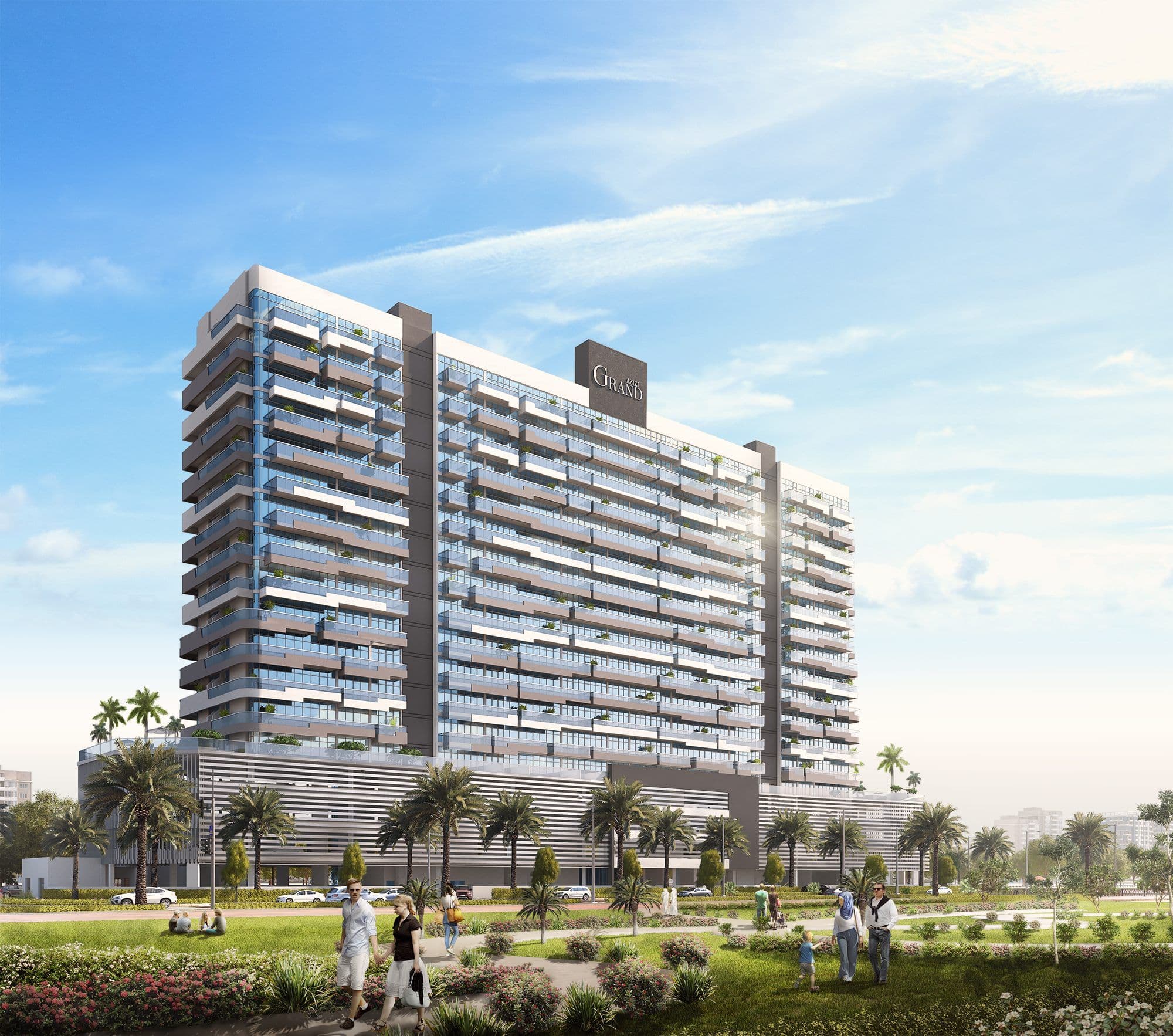 Azizi Grand — Street exterior