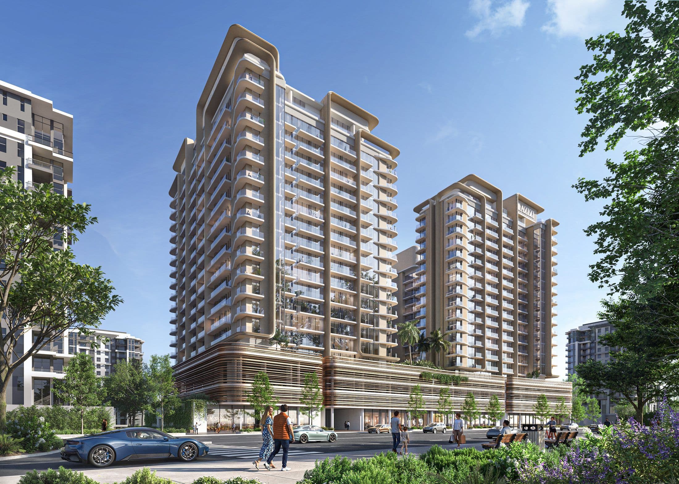 Azizi Jaddaf Beach Oasis — Exterior 2