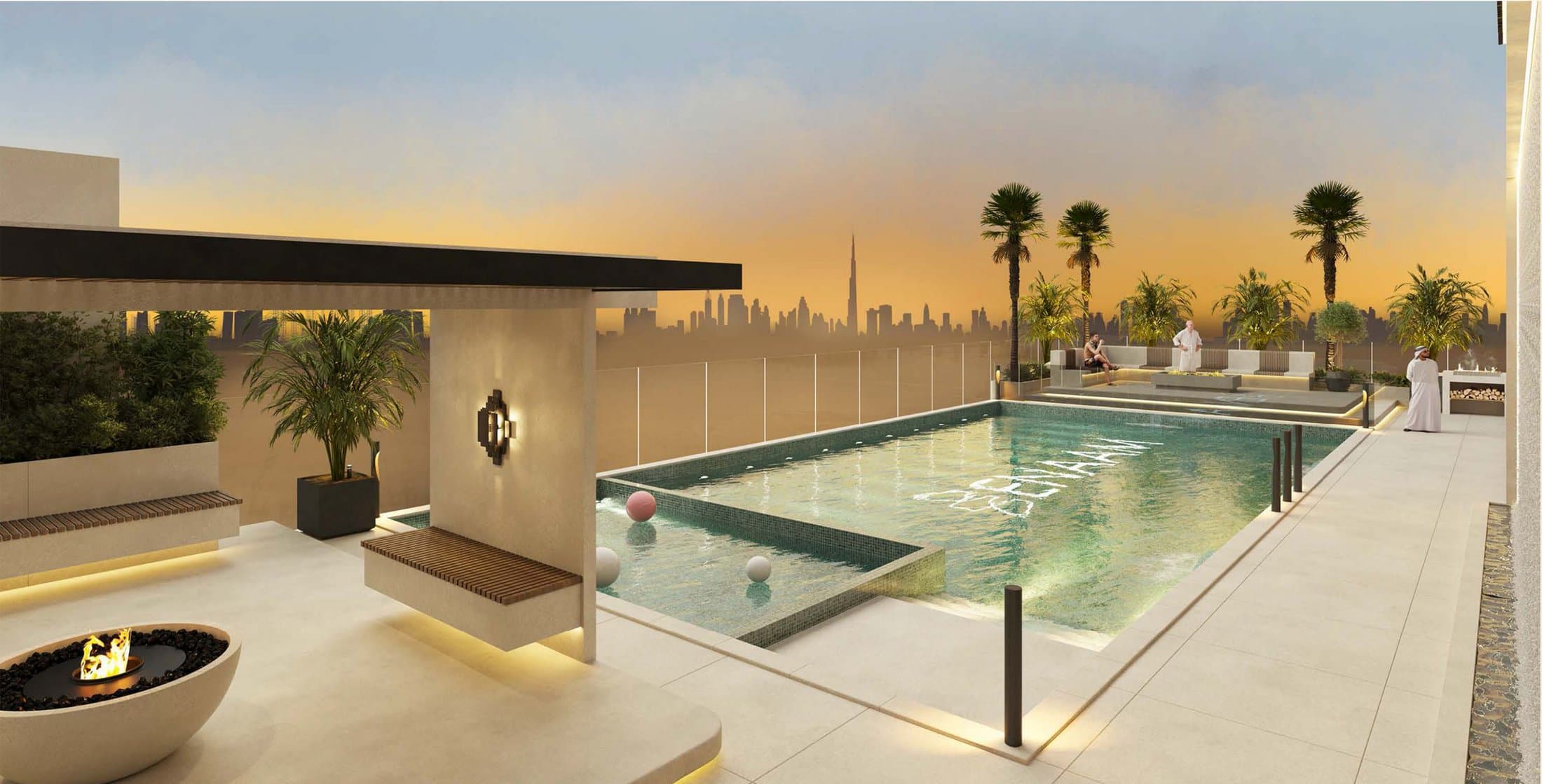 Azra Residence — Rooftop pool