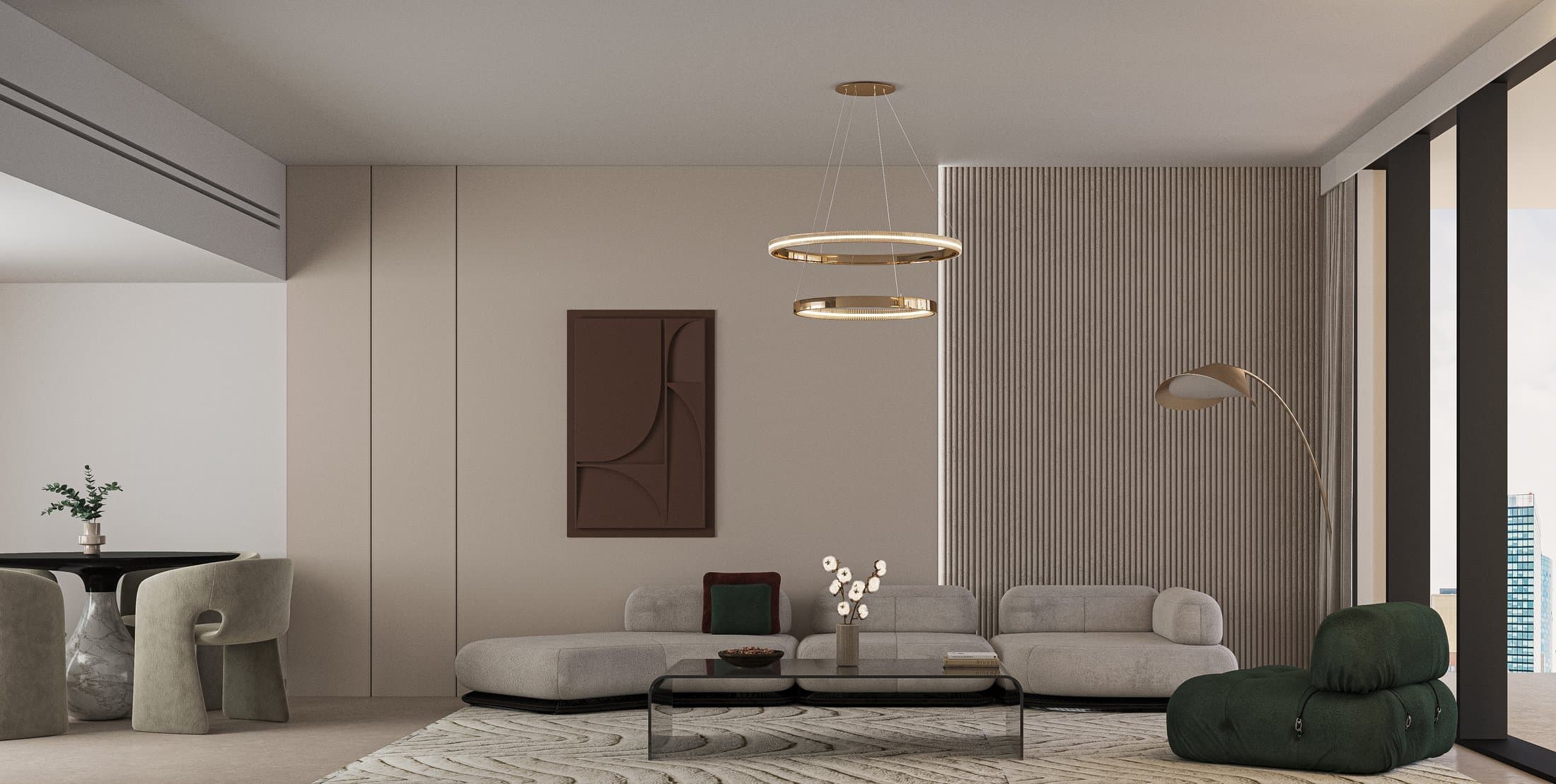 Berkeley Square — Living room