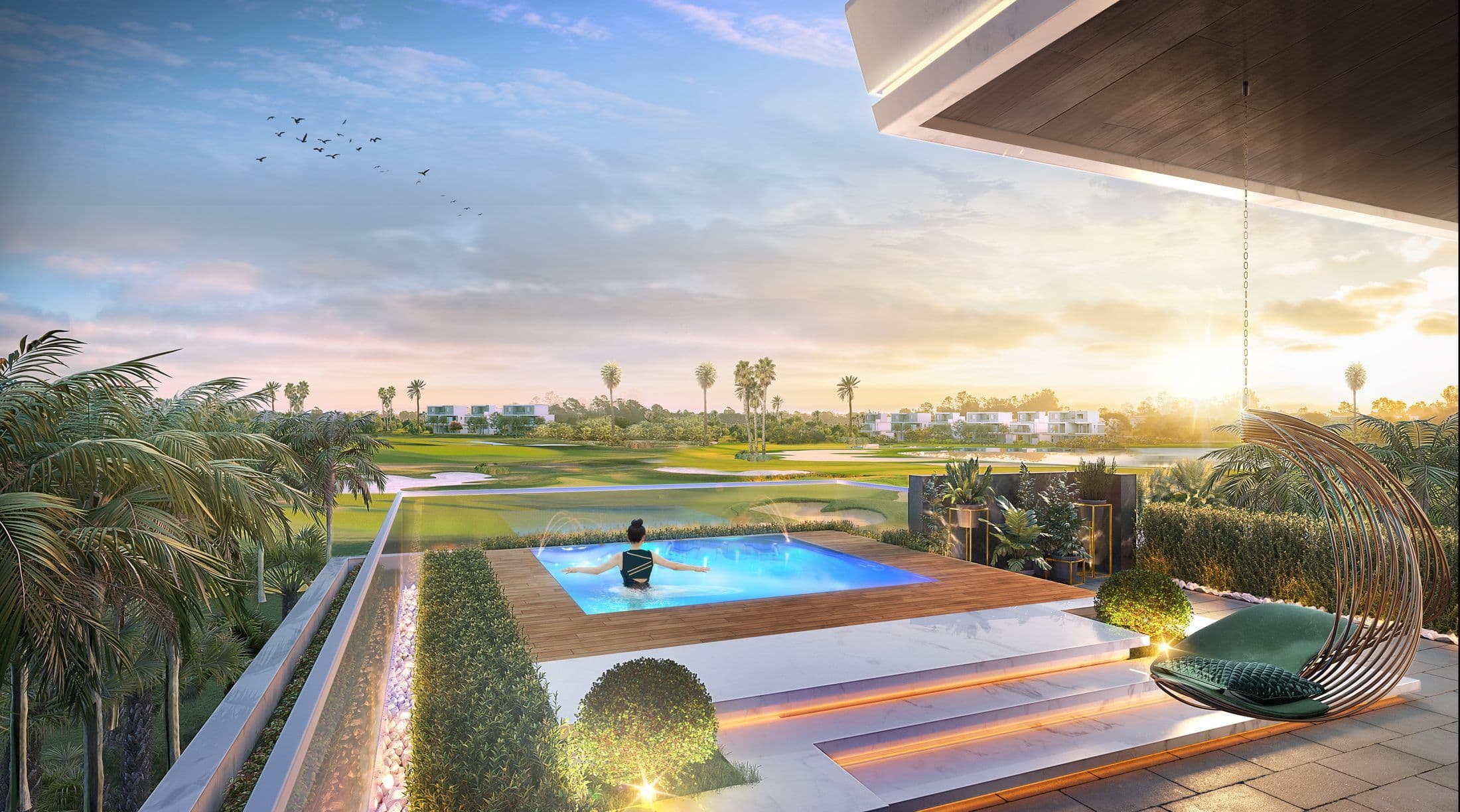 Beverly Hills Drive — Rooftop jacuzzi