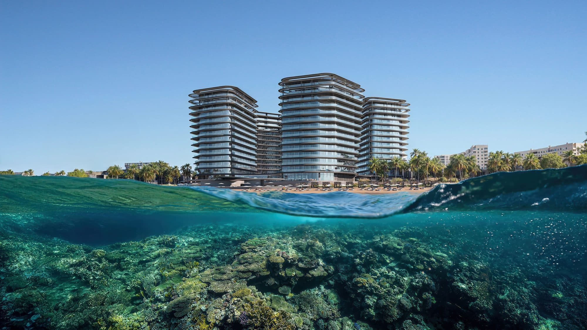 Brabus Island - The Towers — Exterior beach
