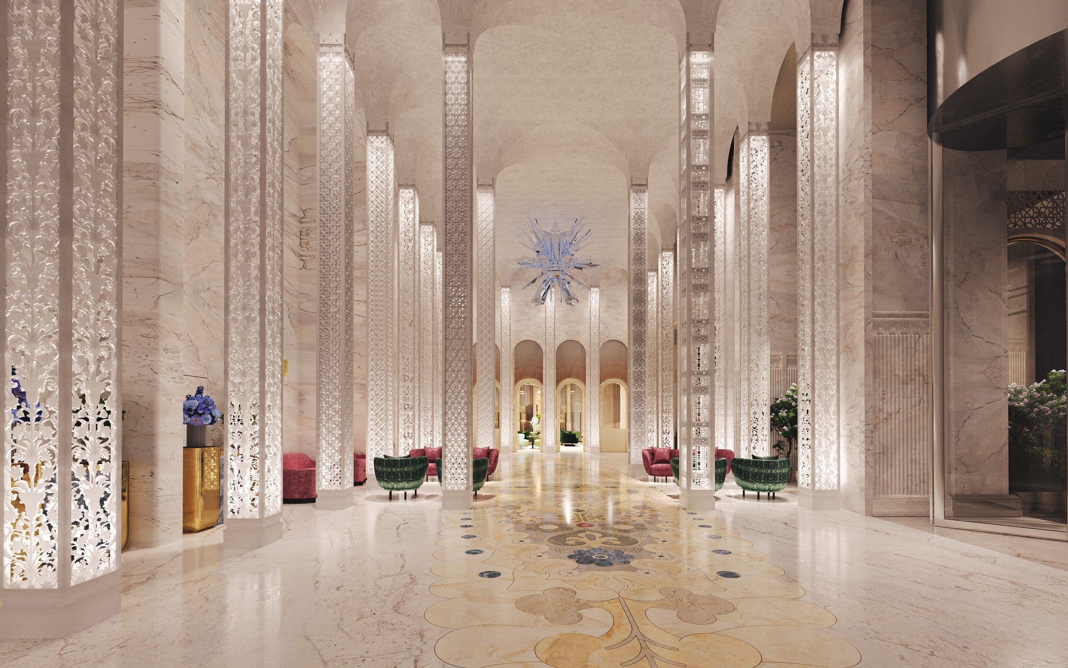 Burj Azizi — Hotel lobby
