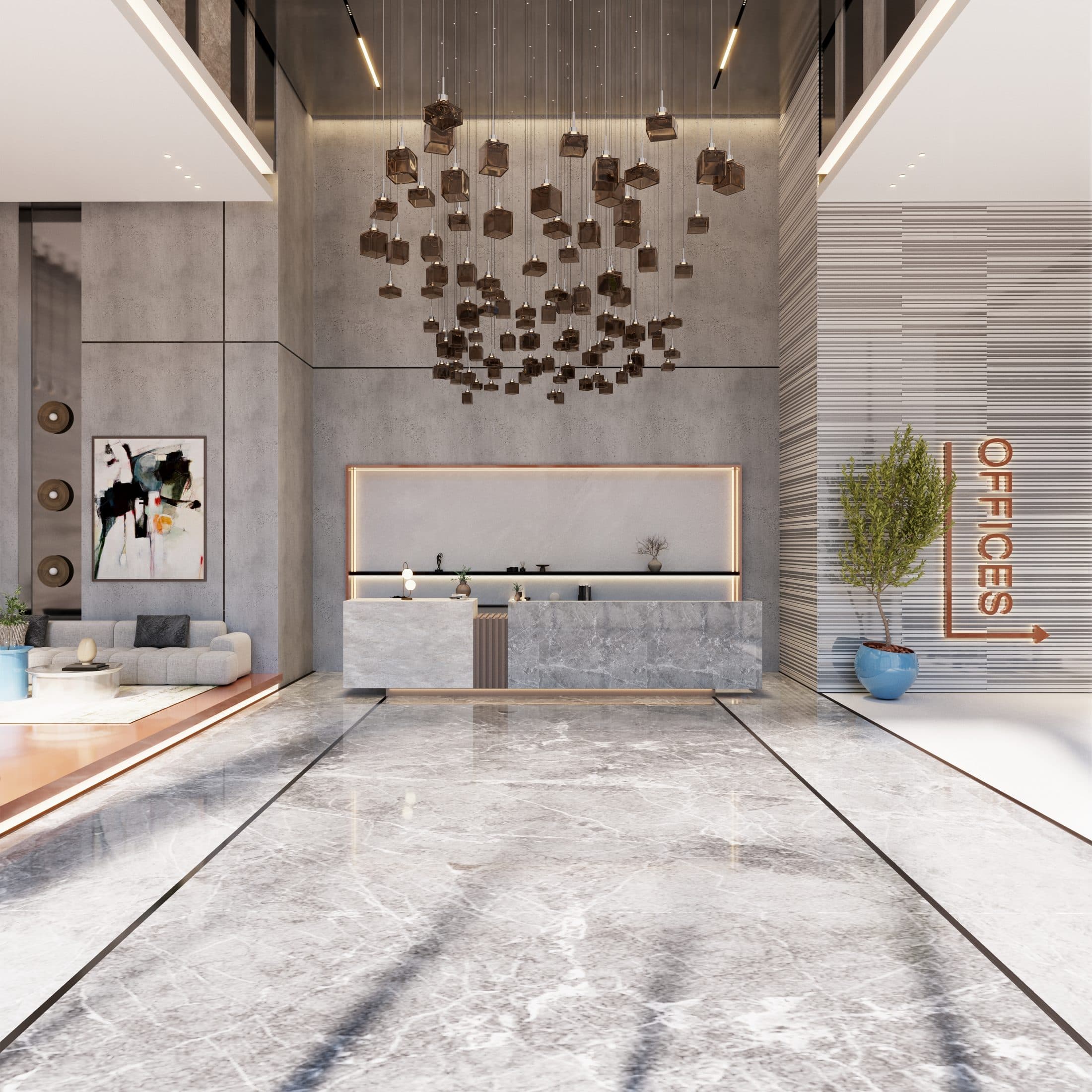 Samana Business Park — Reception