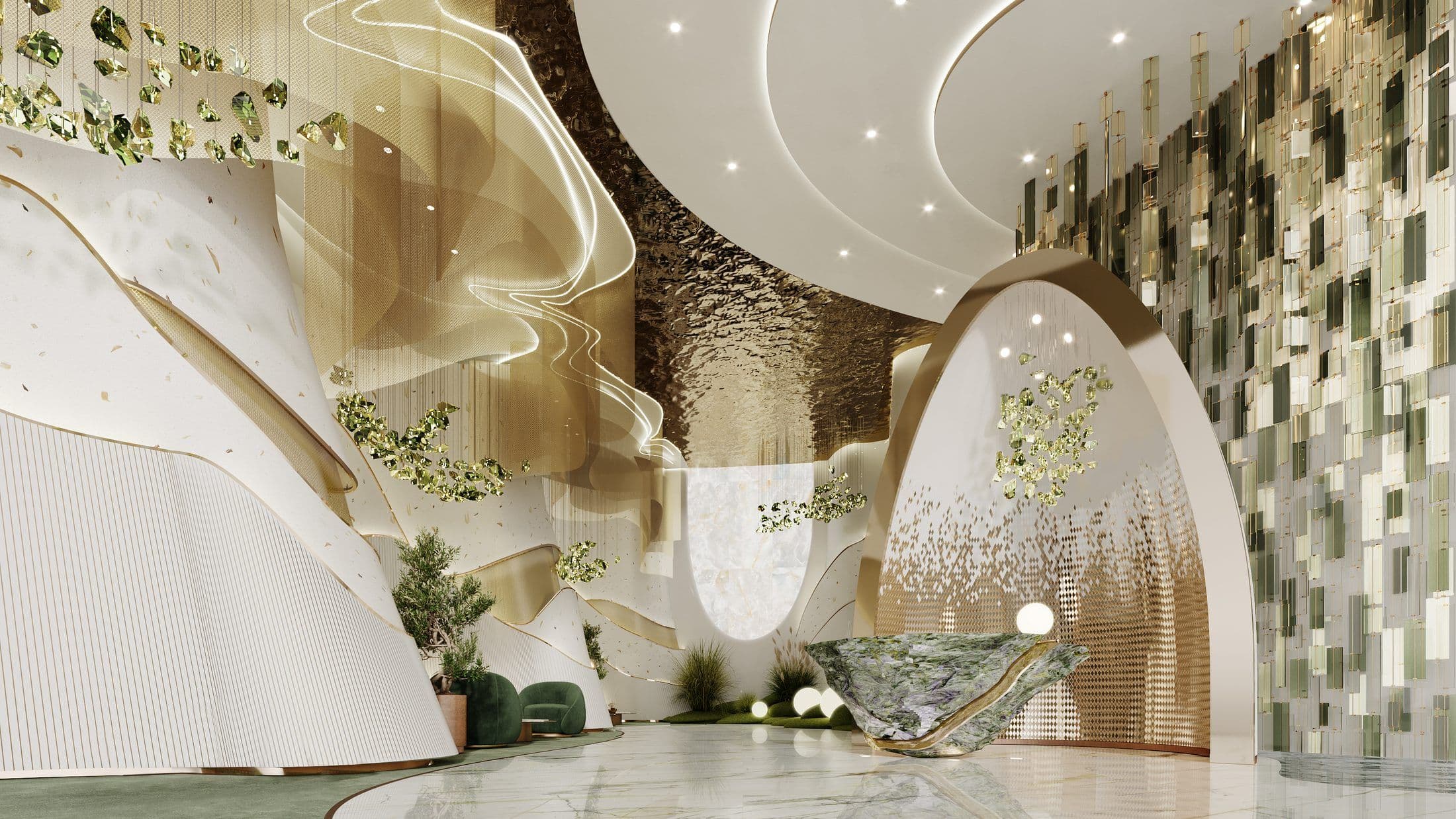 Canal Crown de GRISOGONO — Peridot lobby