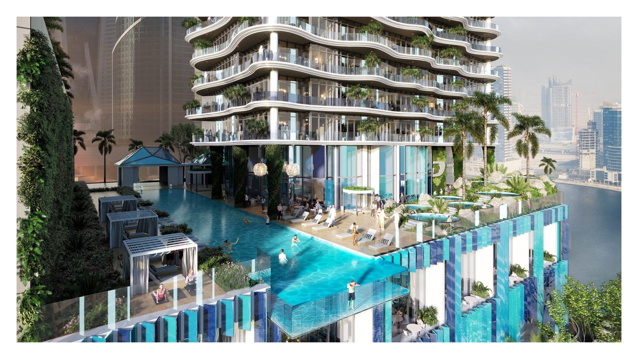Chic Tower — Exterior pool