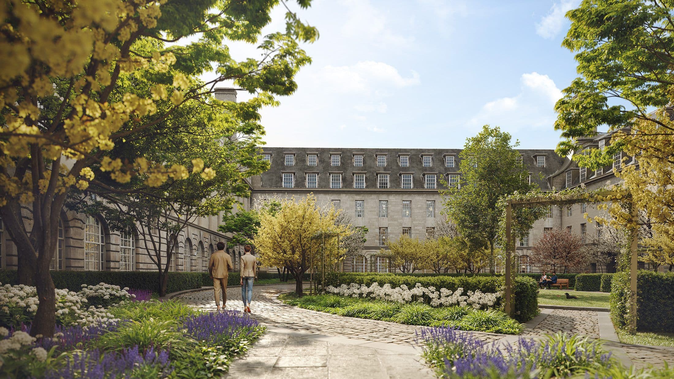 County Hall Kingston — Courtyard