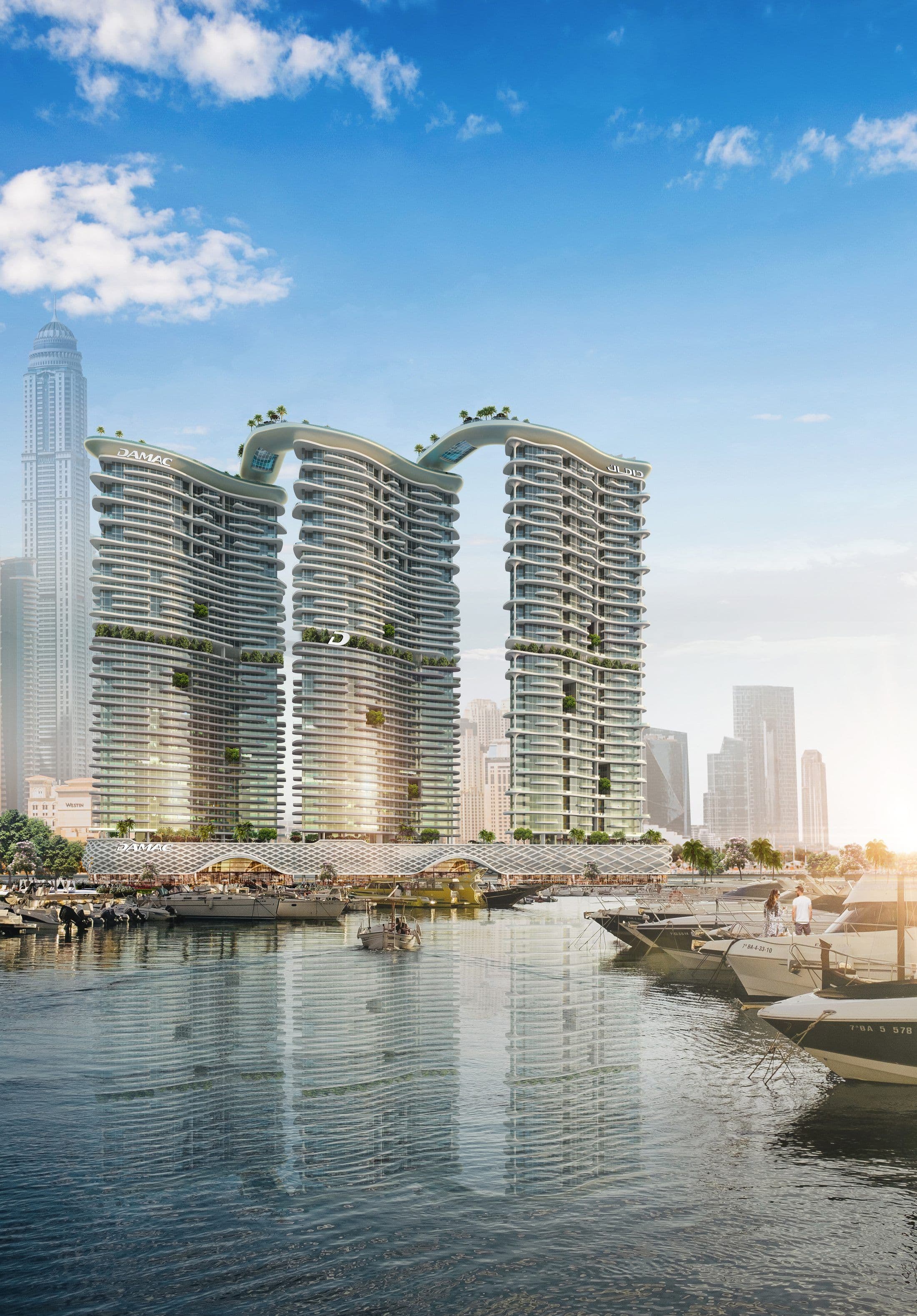 DAMAC Bay by Cavalli — Exterior marina