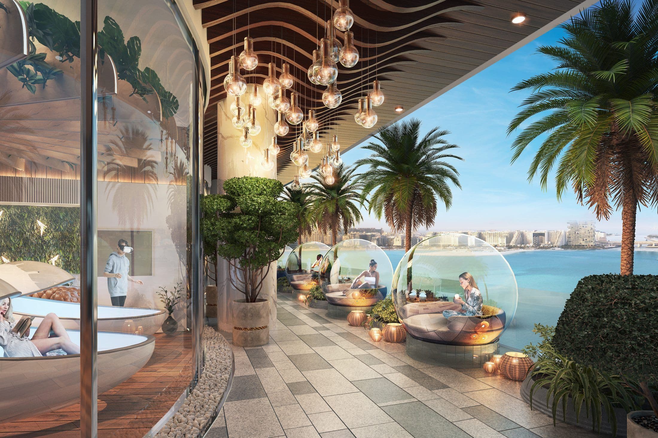 DAMAC Bay 2 by Cavalli — Relaxation pods