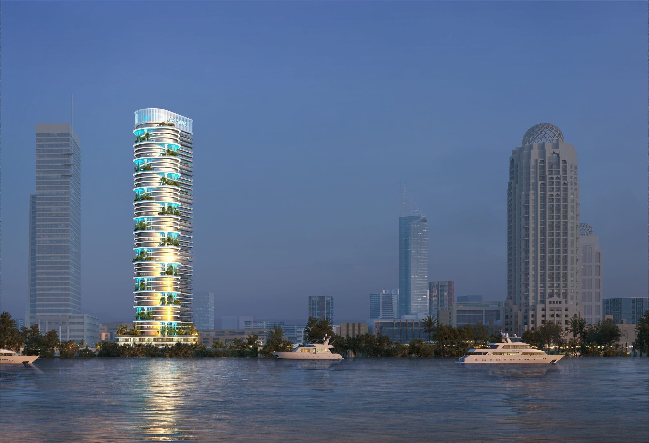 DAMAC Casa — Exterior dusk