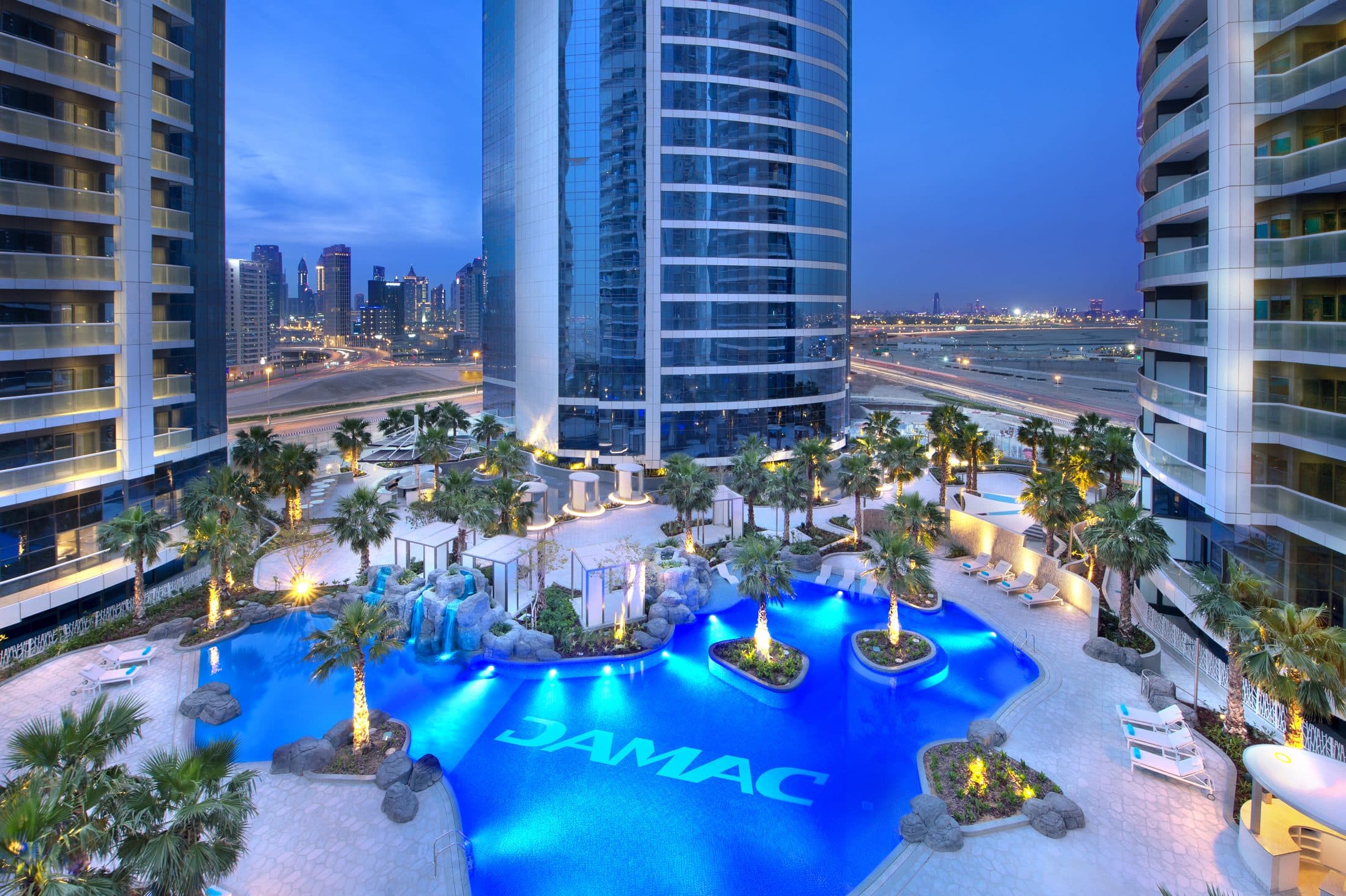 DAMAC Towers by Paramount — Hotel Apartments — Pool amenity deck