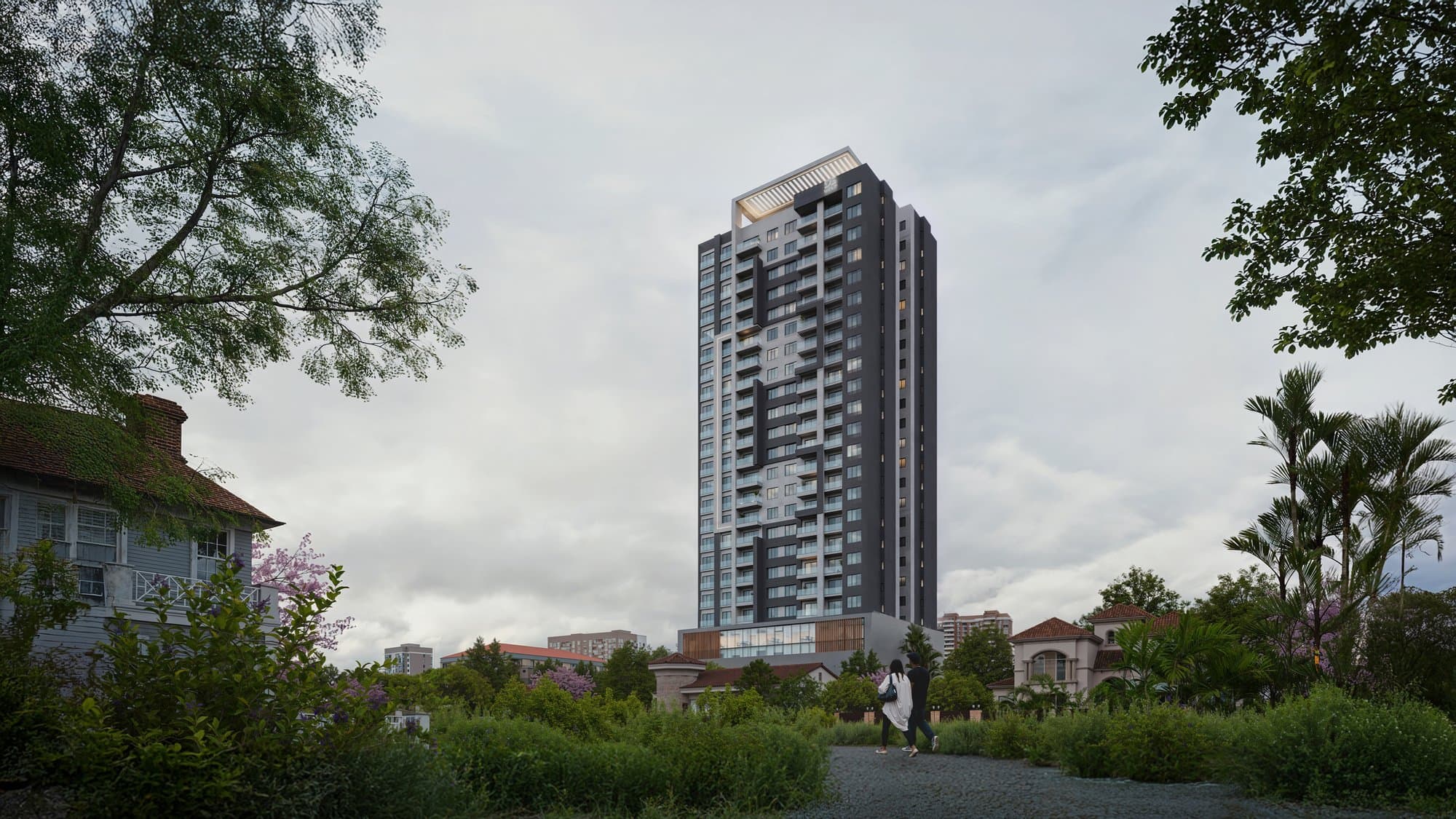 DG West — Tower elevation