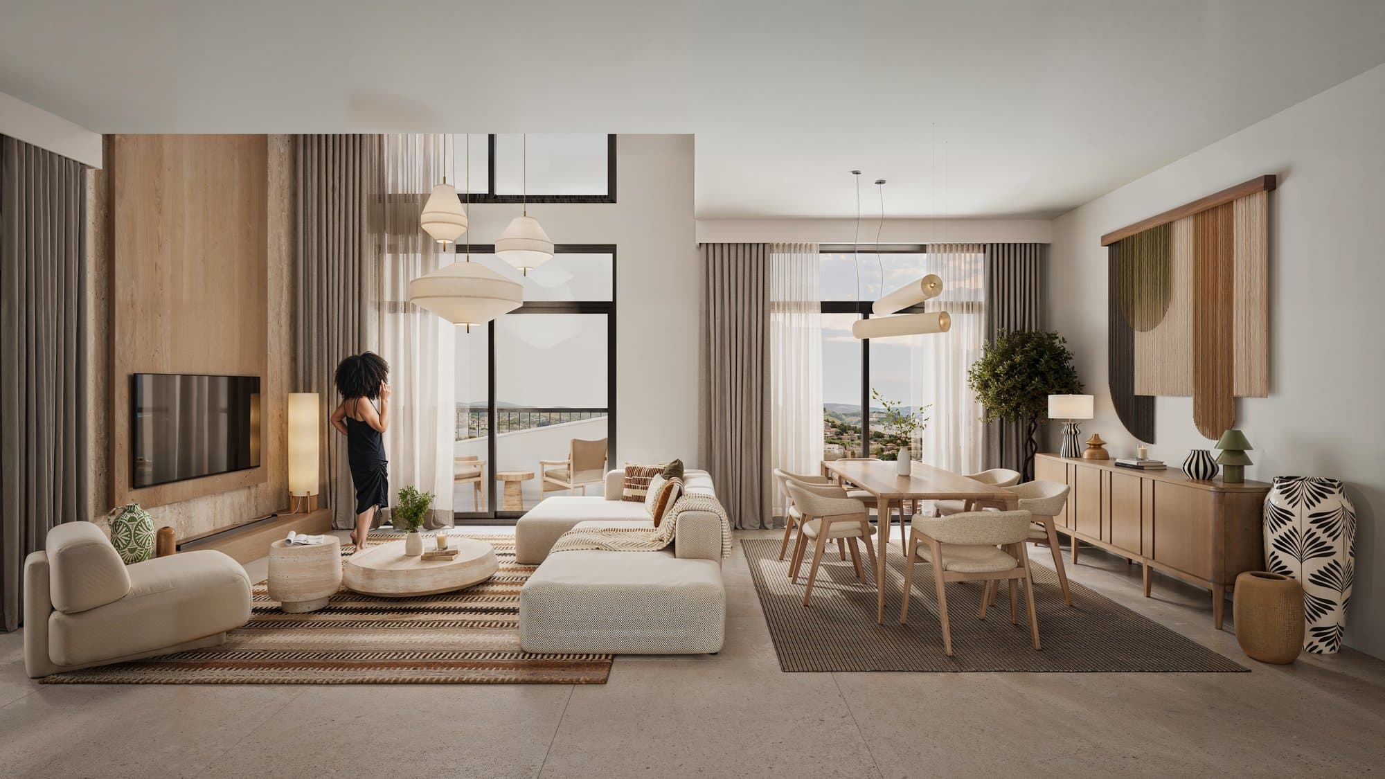 Divyabhav 7 Hills — Living room