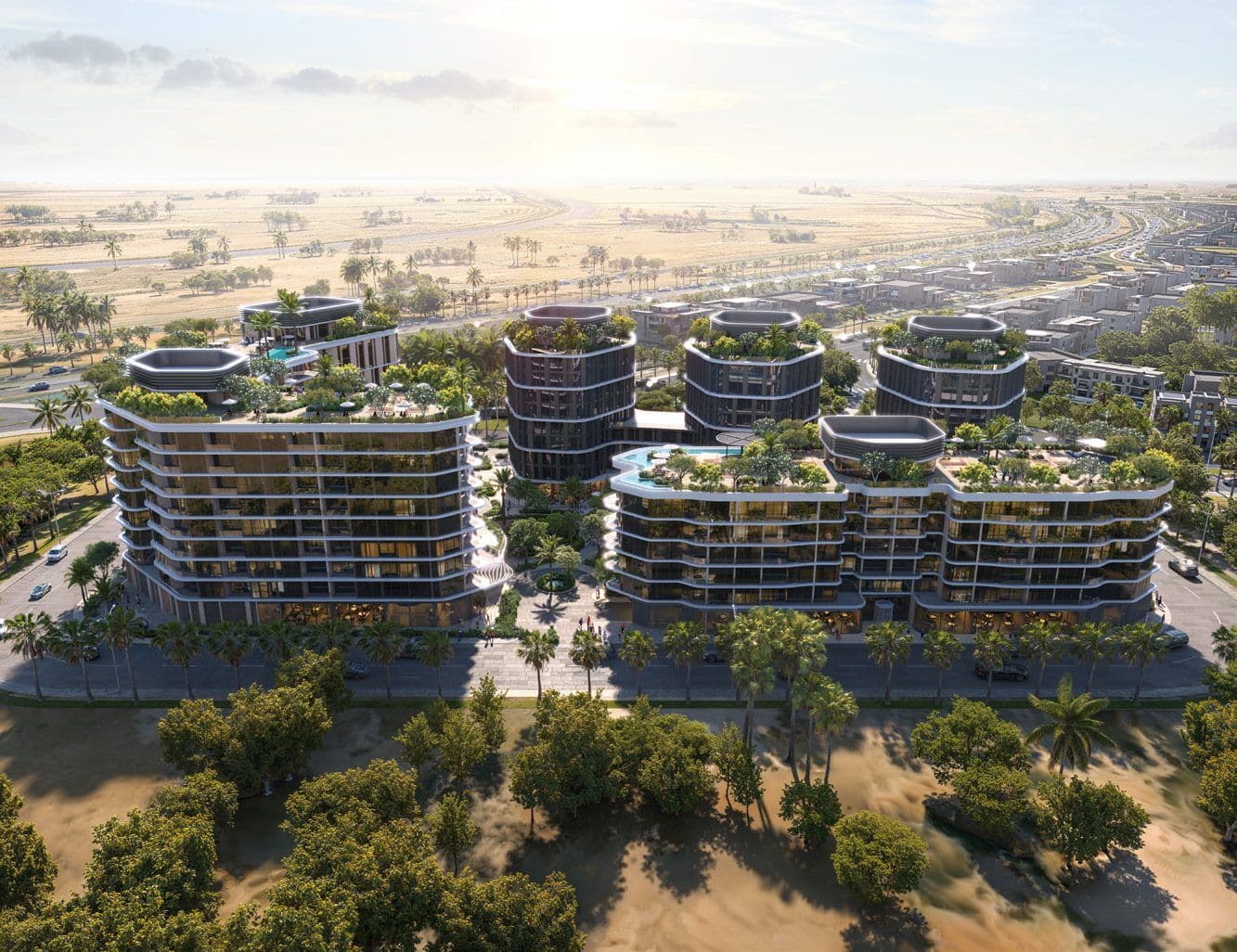 Do New Cairo Residences — Aerial context