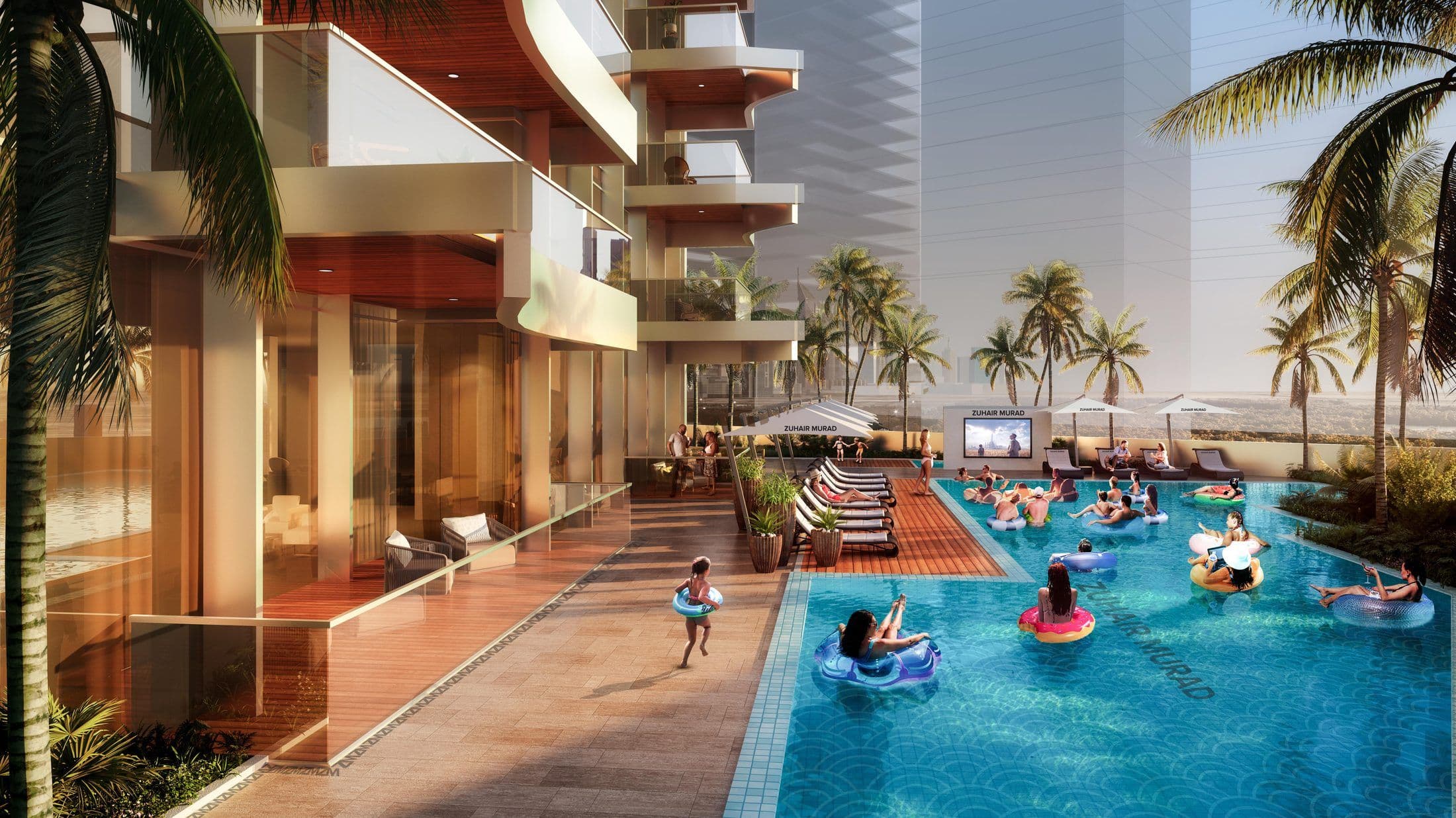 Elegance Tower — Pool cinema