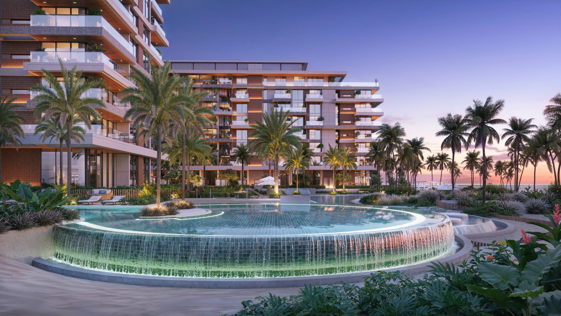 Ellington Sands II — Waterfall pool