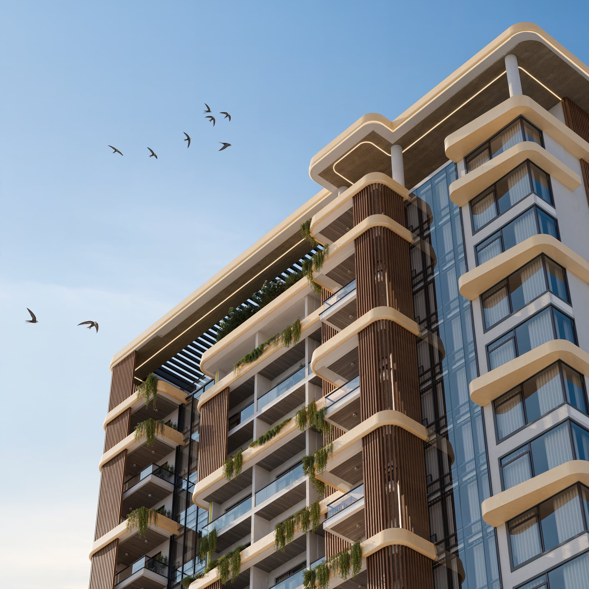 Enzo Residence — Facade detail