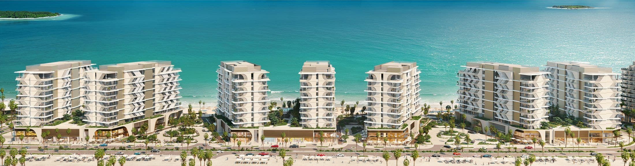 Fahid Beach Residences — Aerial