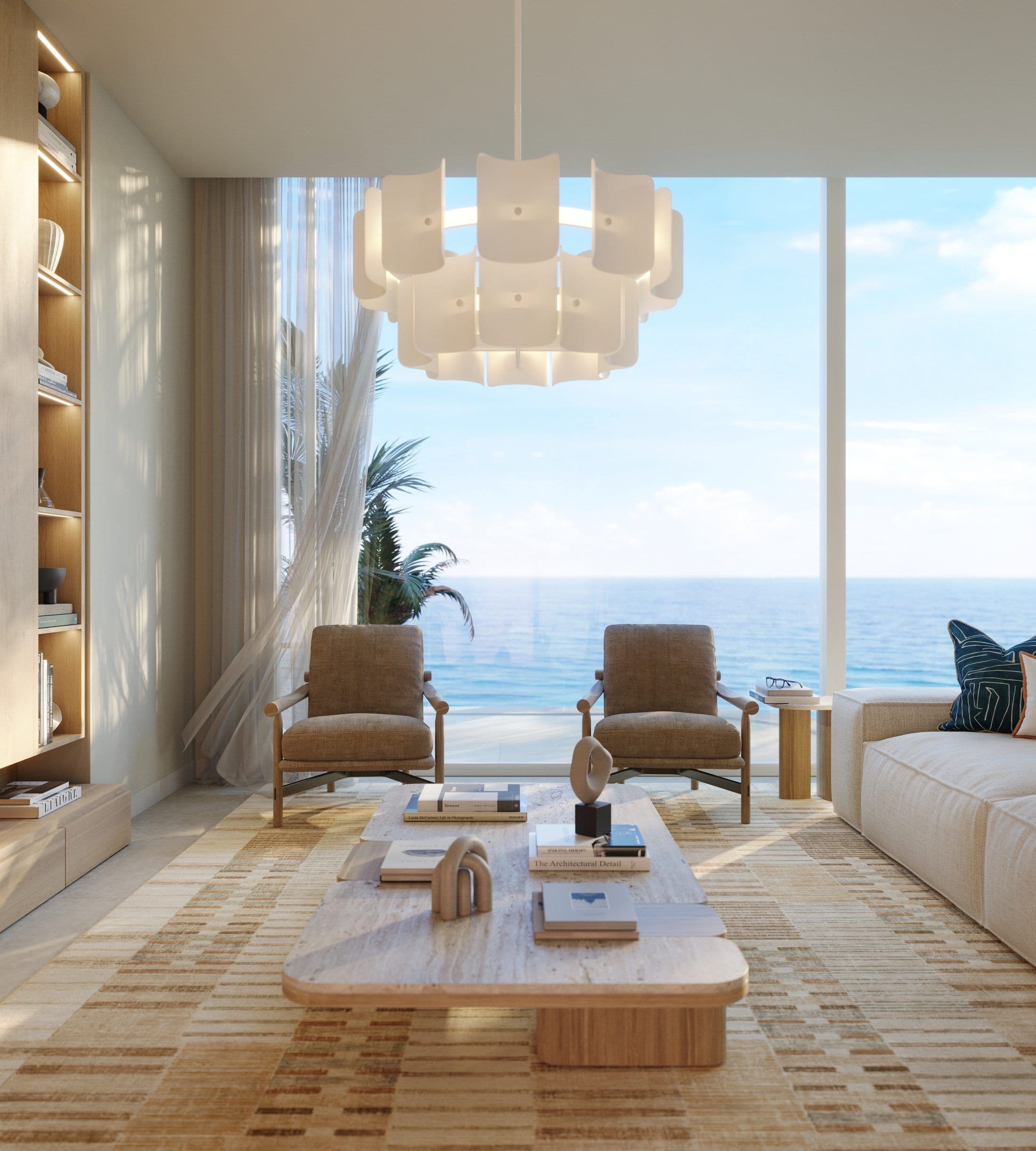 Fahid Beach Terraces — Living room