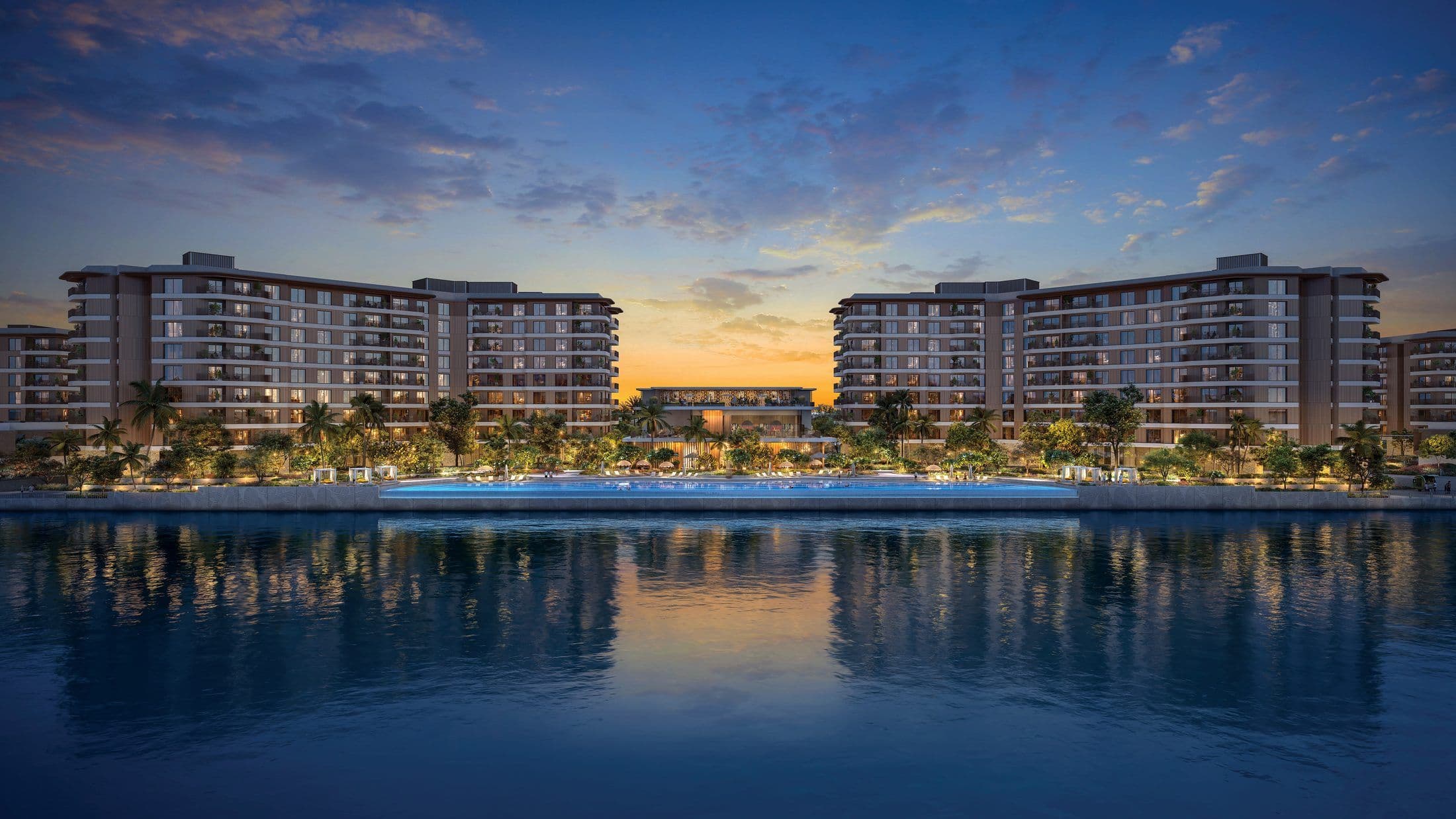 Gardenia Bay — Urban beach dusk
