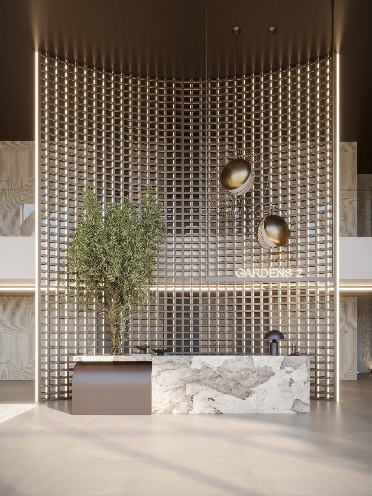 Gardens 2 — Lobby