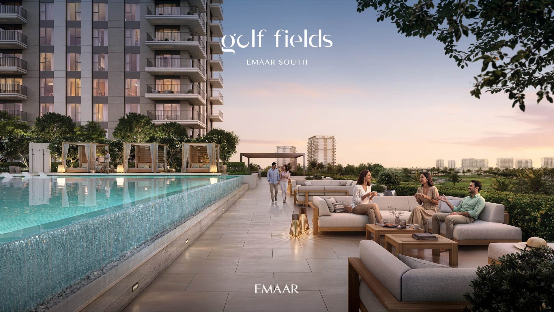 Golf Fields — Pool terrace