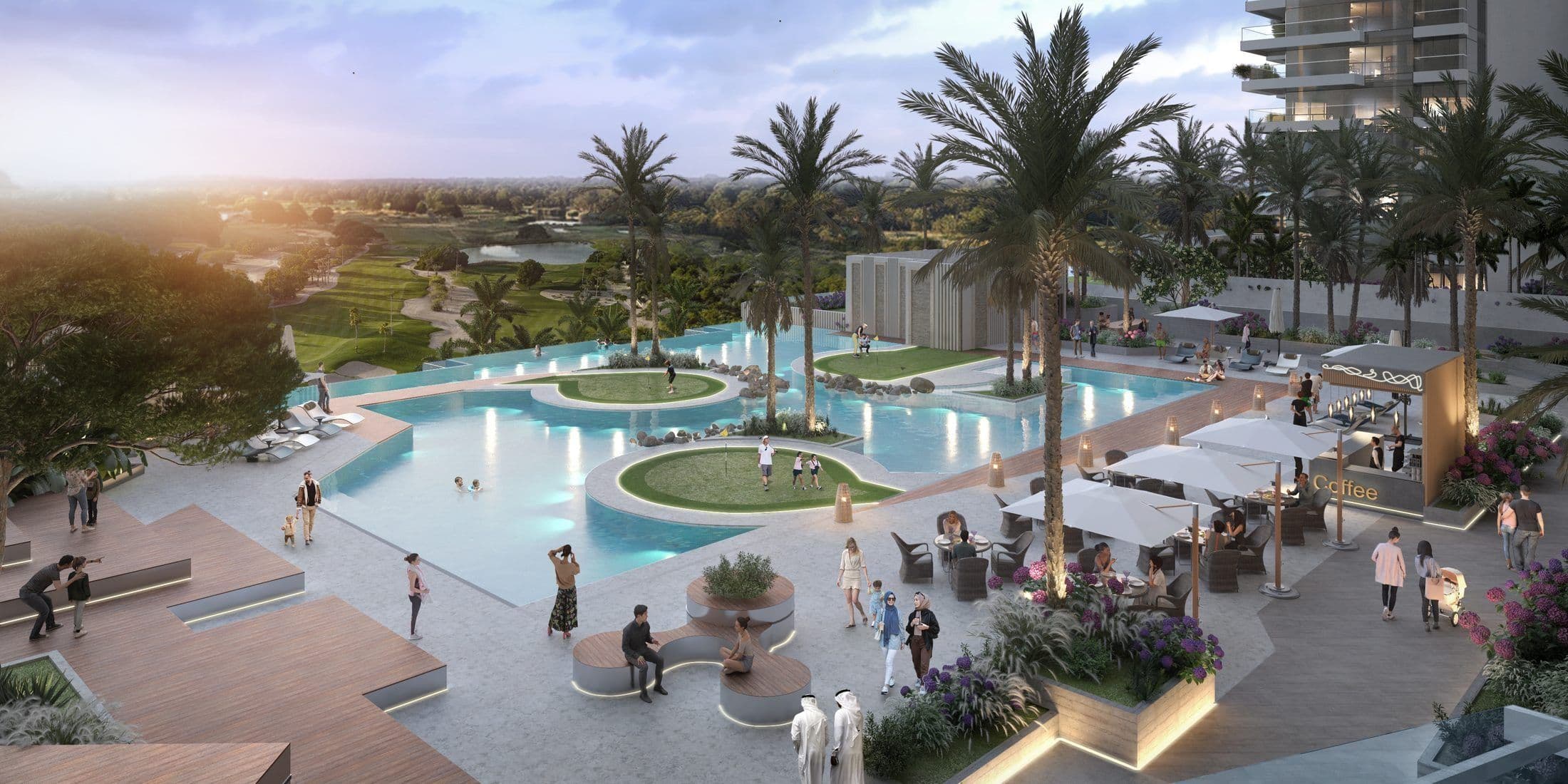 Golf Greens — Putting green pool