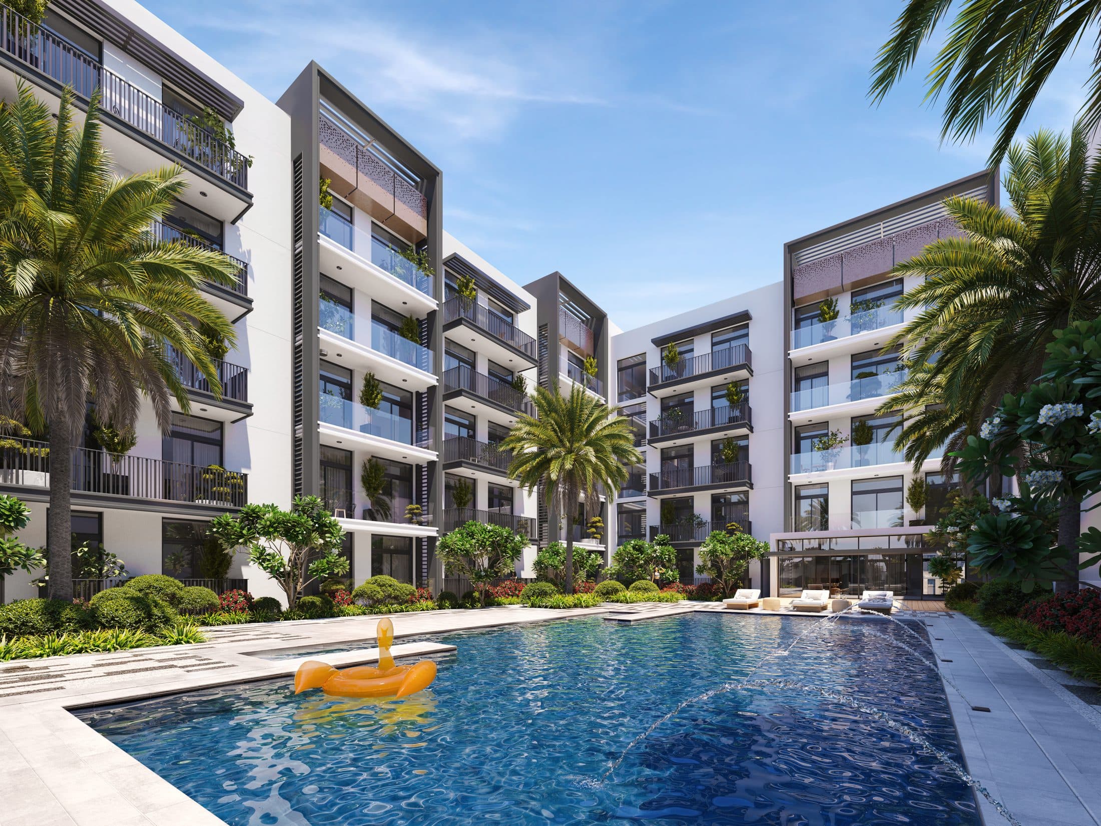 Hamilton House — Pool view