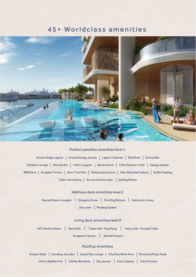 Hilton Residences Dubai Maritime City — Pool