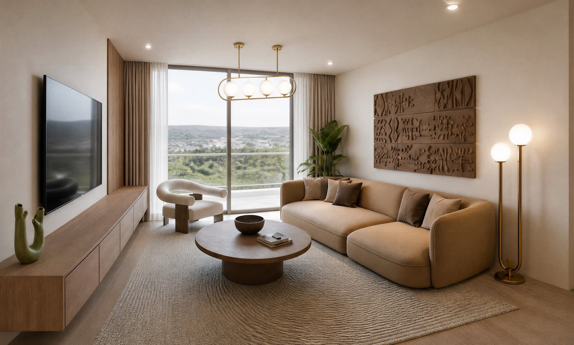 Ivory Heights — Living room