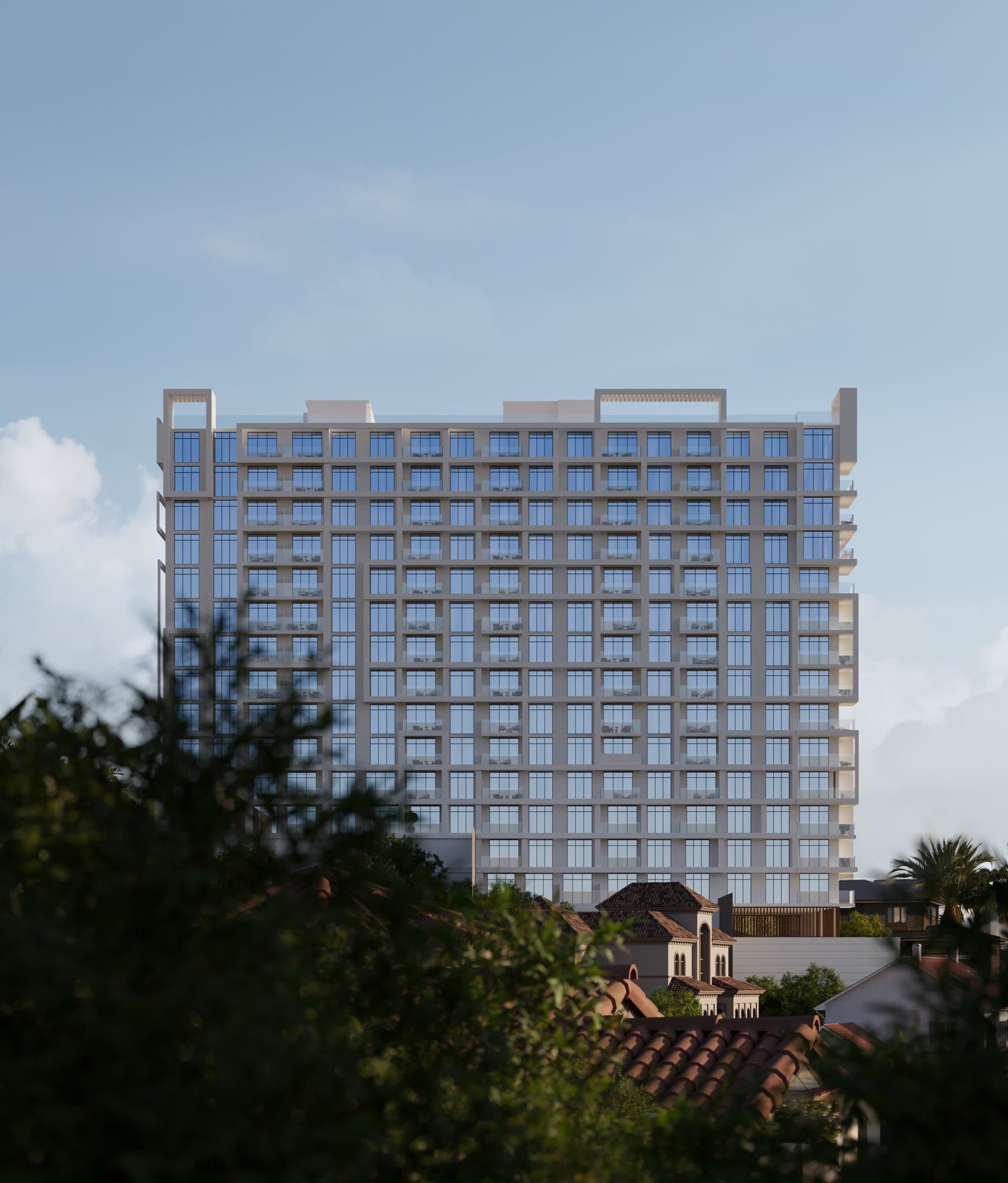 Ivory Heights — Tower elevation