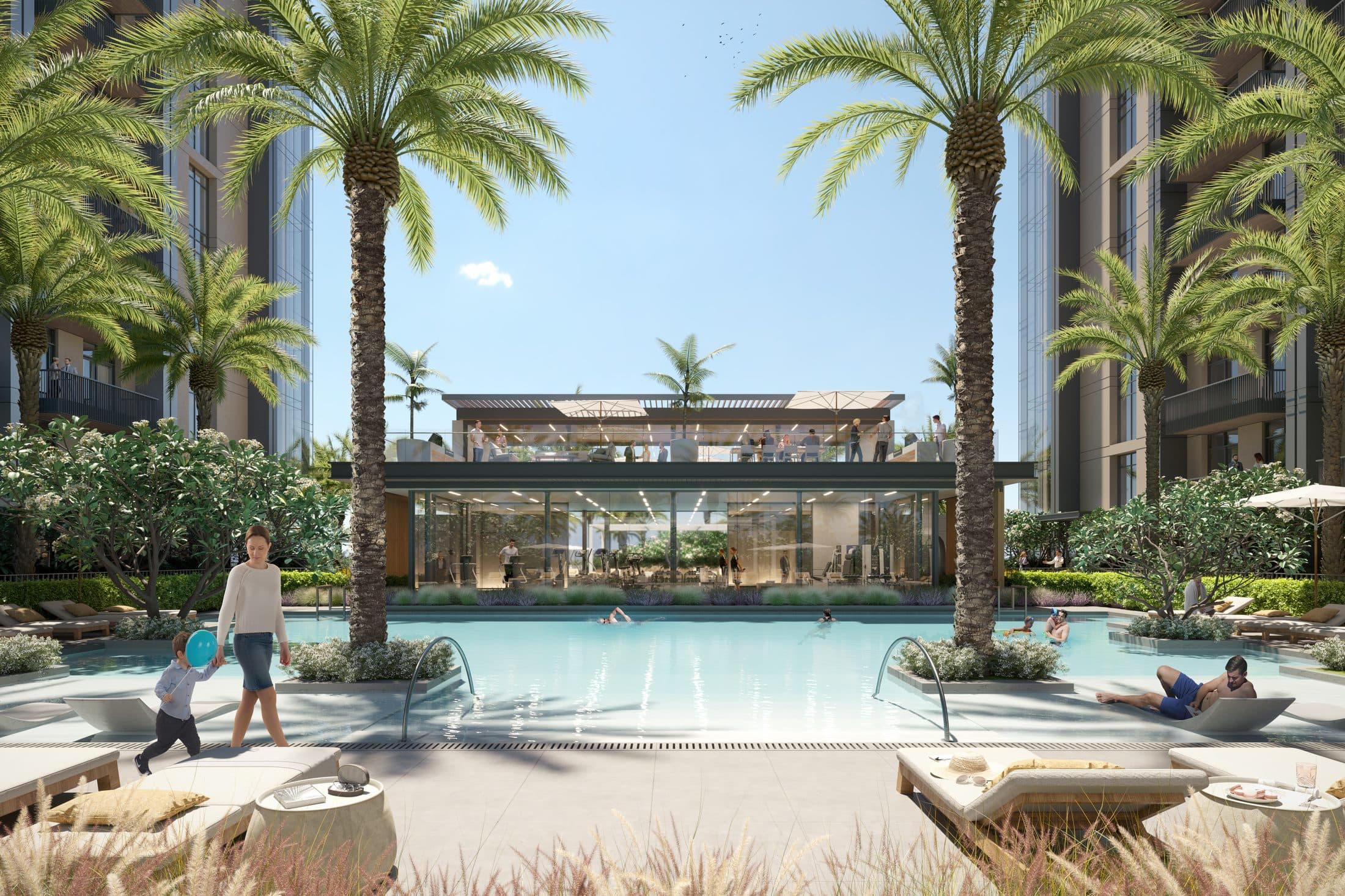 Kensington Waters — Pool pavilion