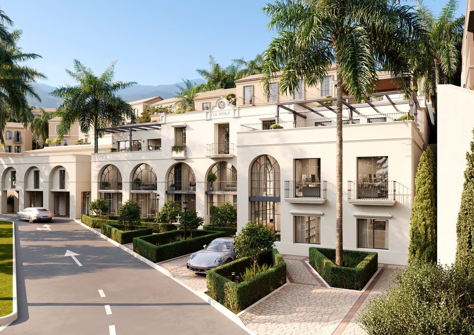 La Perla Business Center — Exterior day