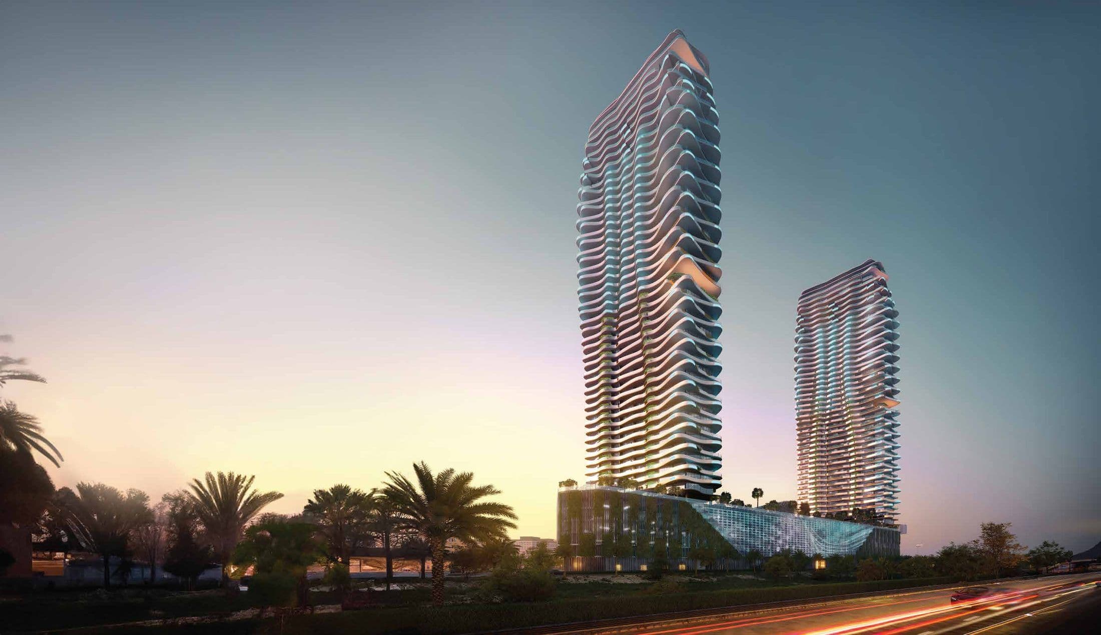 Laguna Residence — Exterior dusk