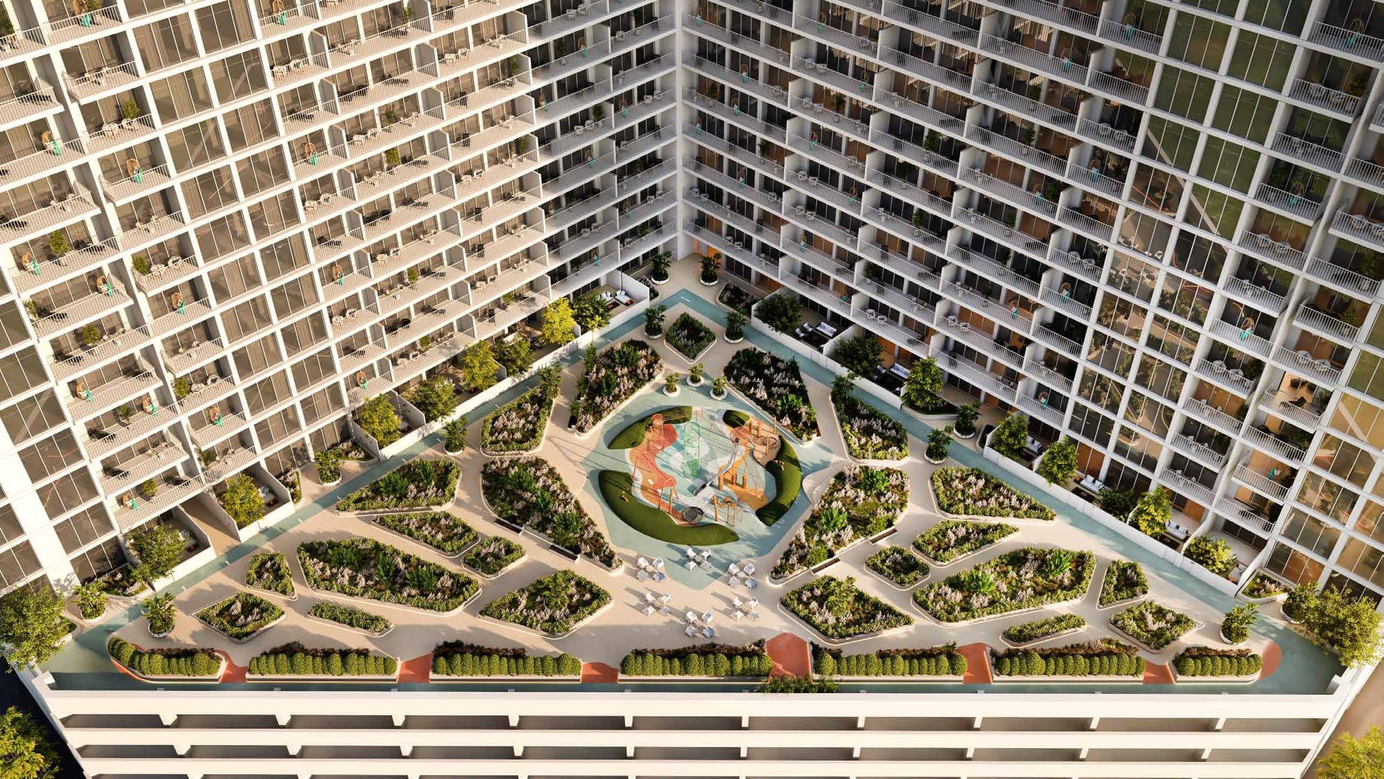 Luma Park Views — Butterfly garden aerial