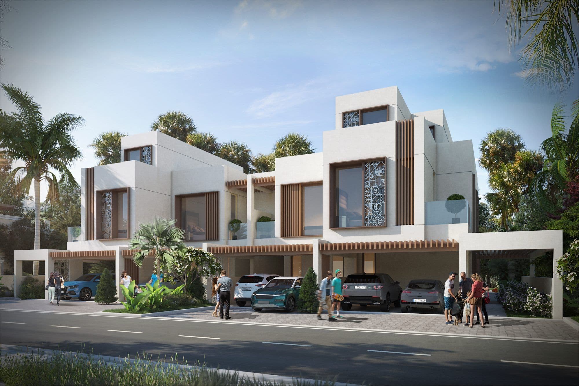 Marbella (DAMAC Lagoons) — Exterior street