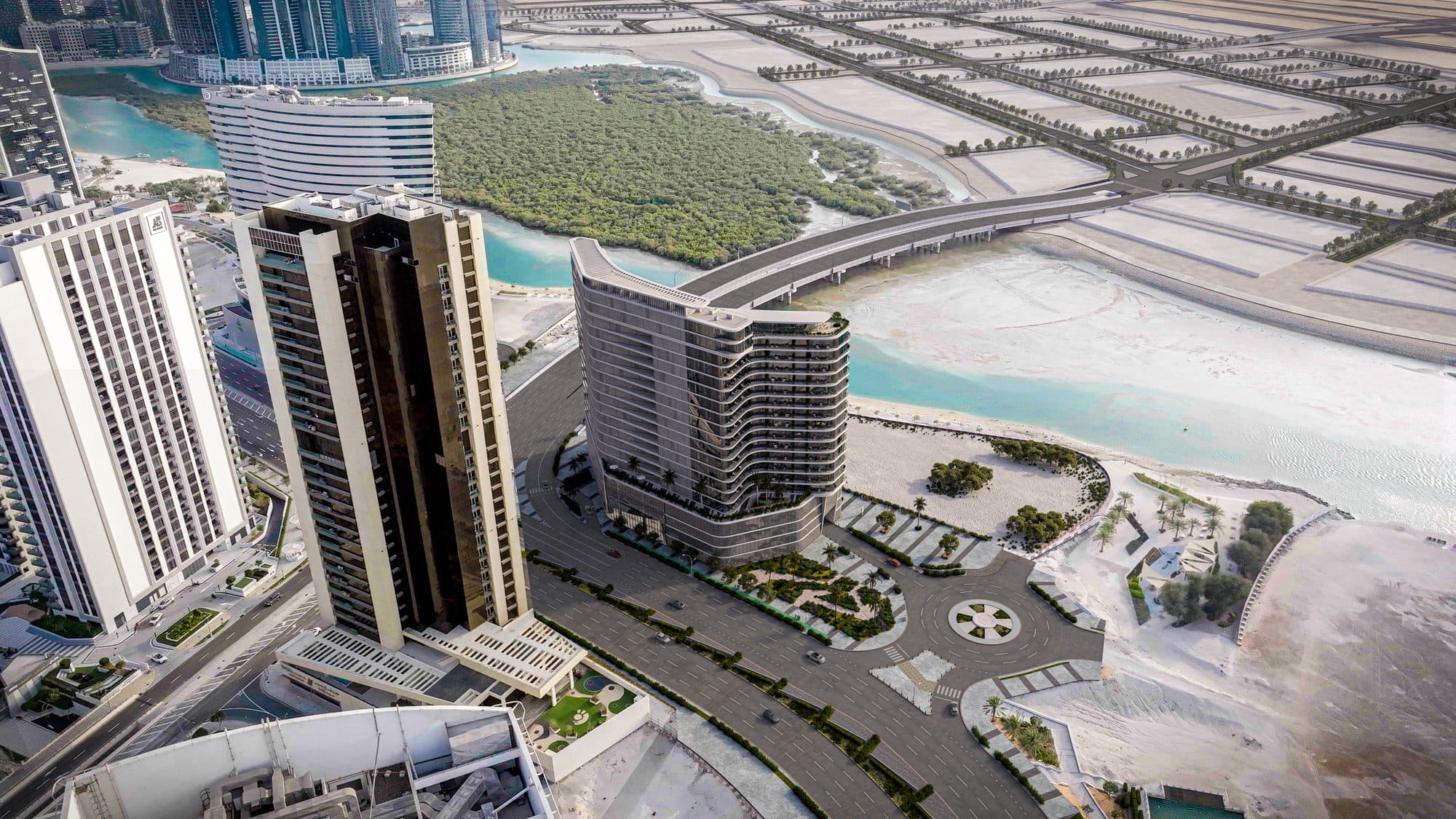 Marlin 2 Tower — Aerial waterfront