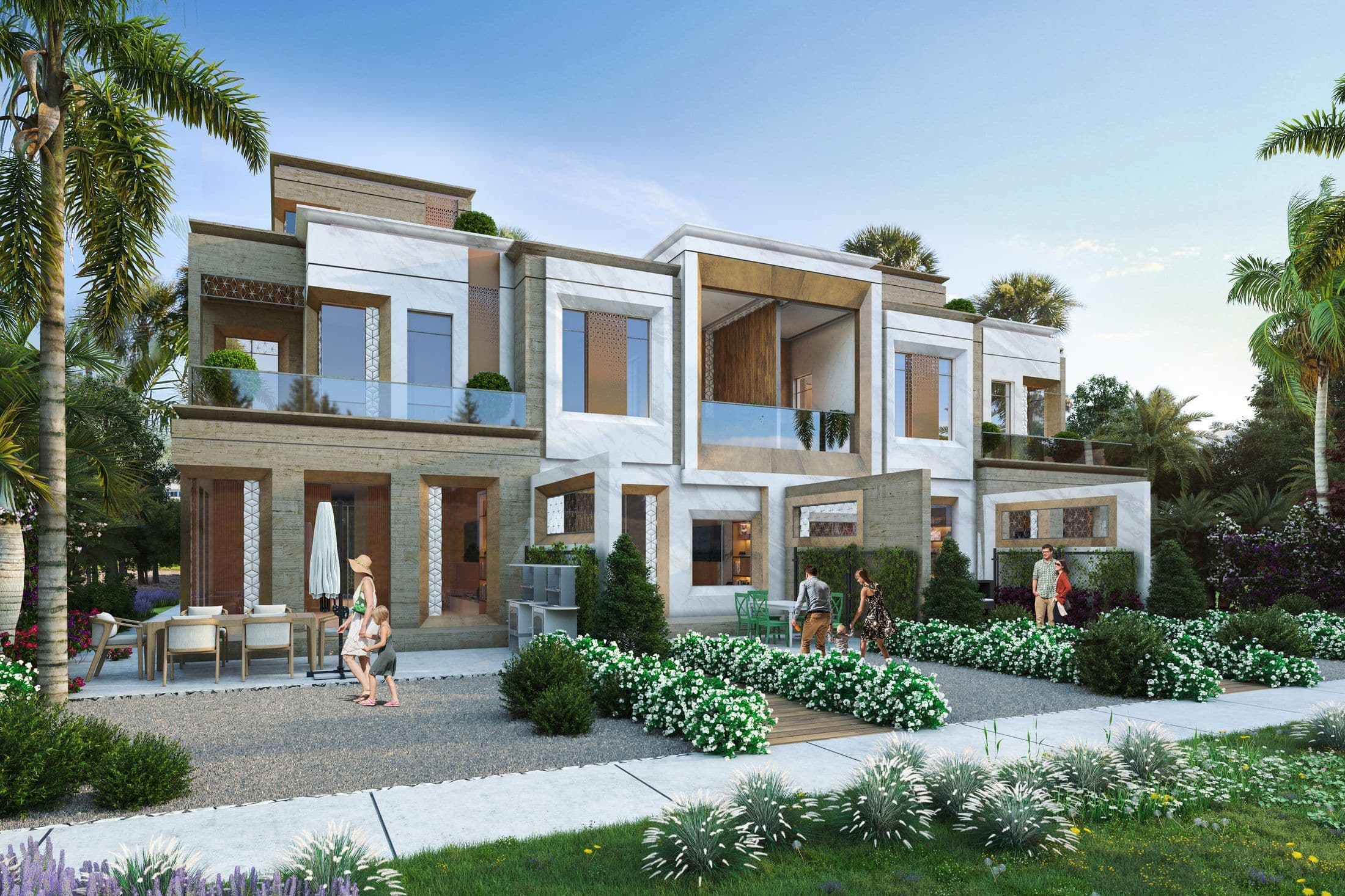 Monte Carlo (DAMAC Lagoons) — Backyard