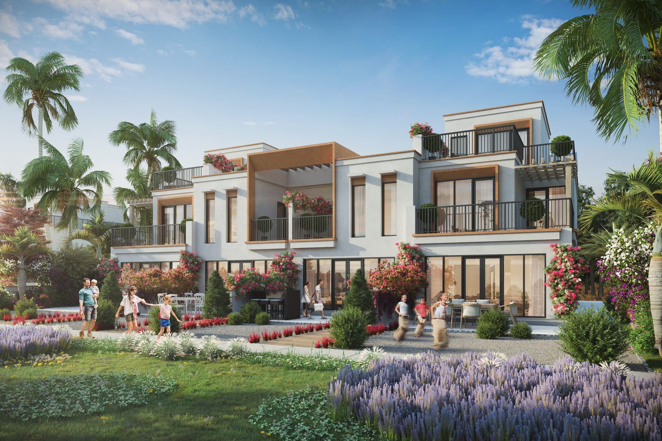 Mykonos (DAMAC Lagoons) — Exterior rear