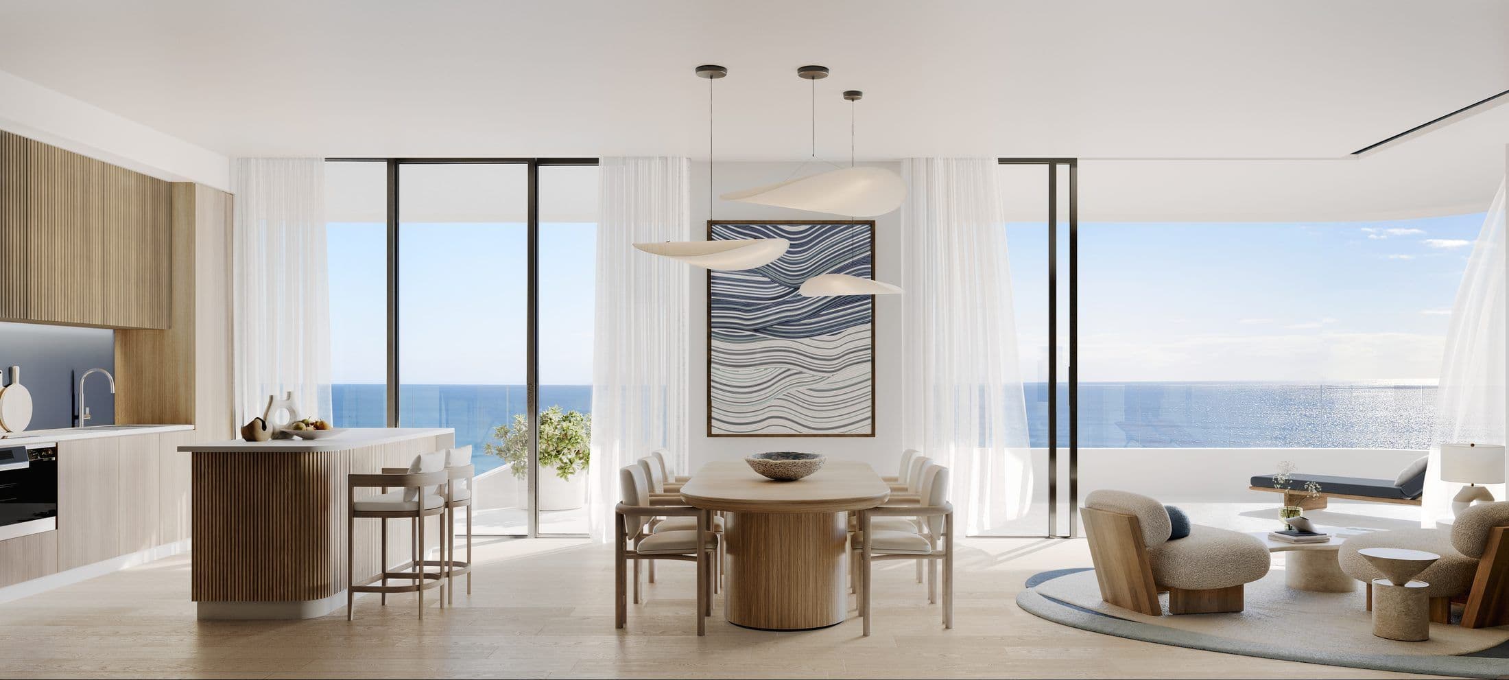 Nikki Beach Residences — Living kitchen